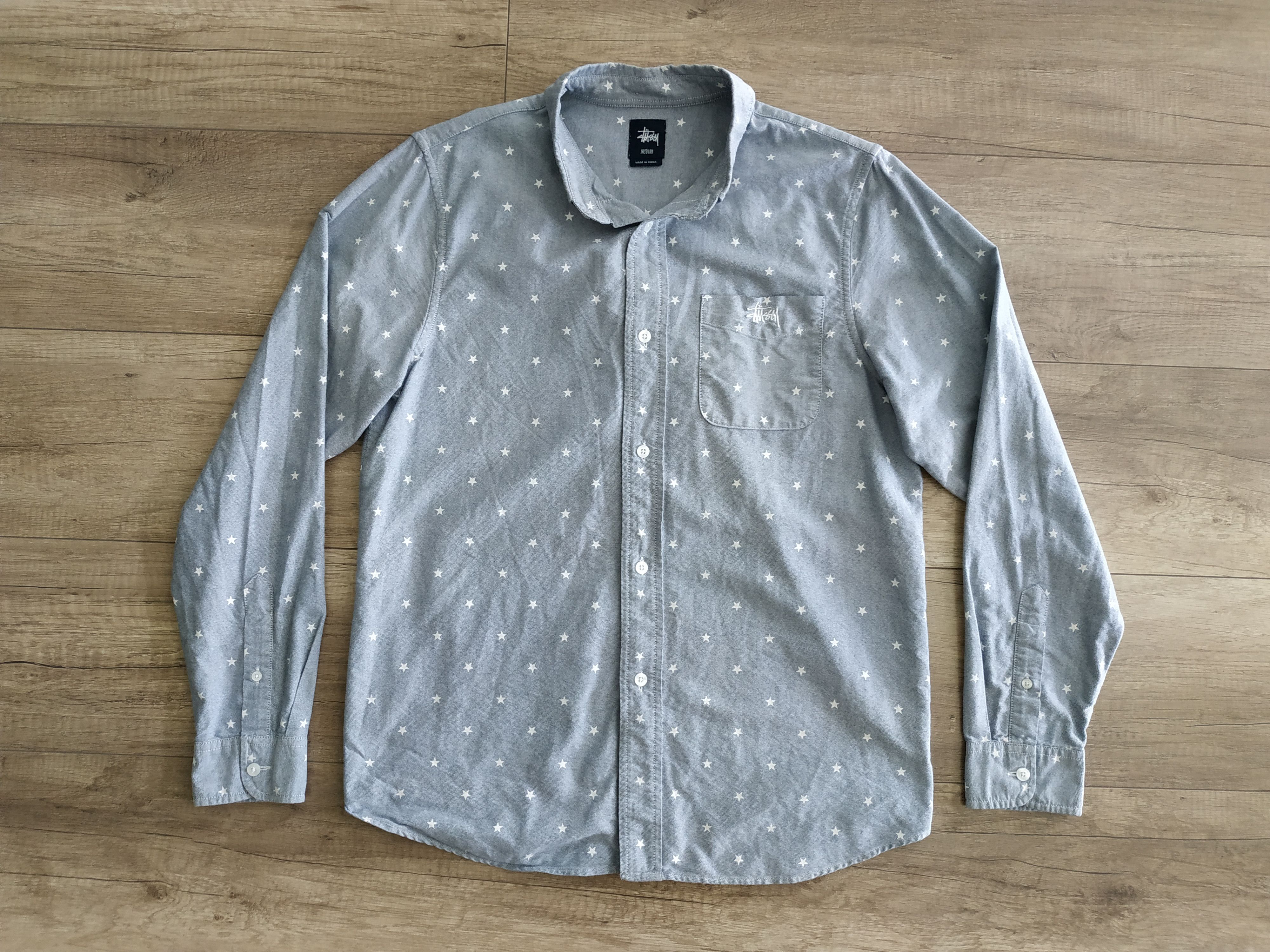 Stussy Stussy Crocodile Print Silk Shirt | Grailed