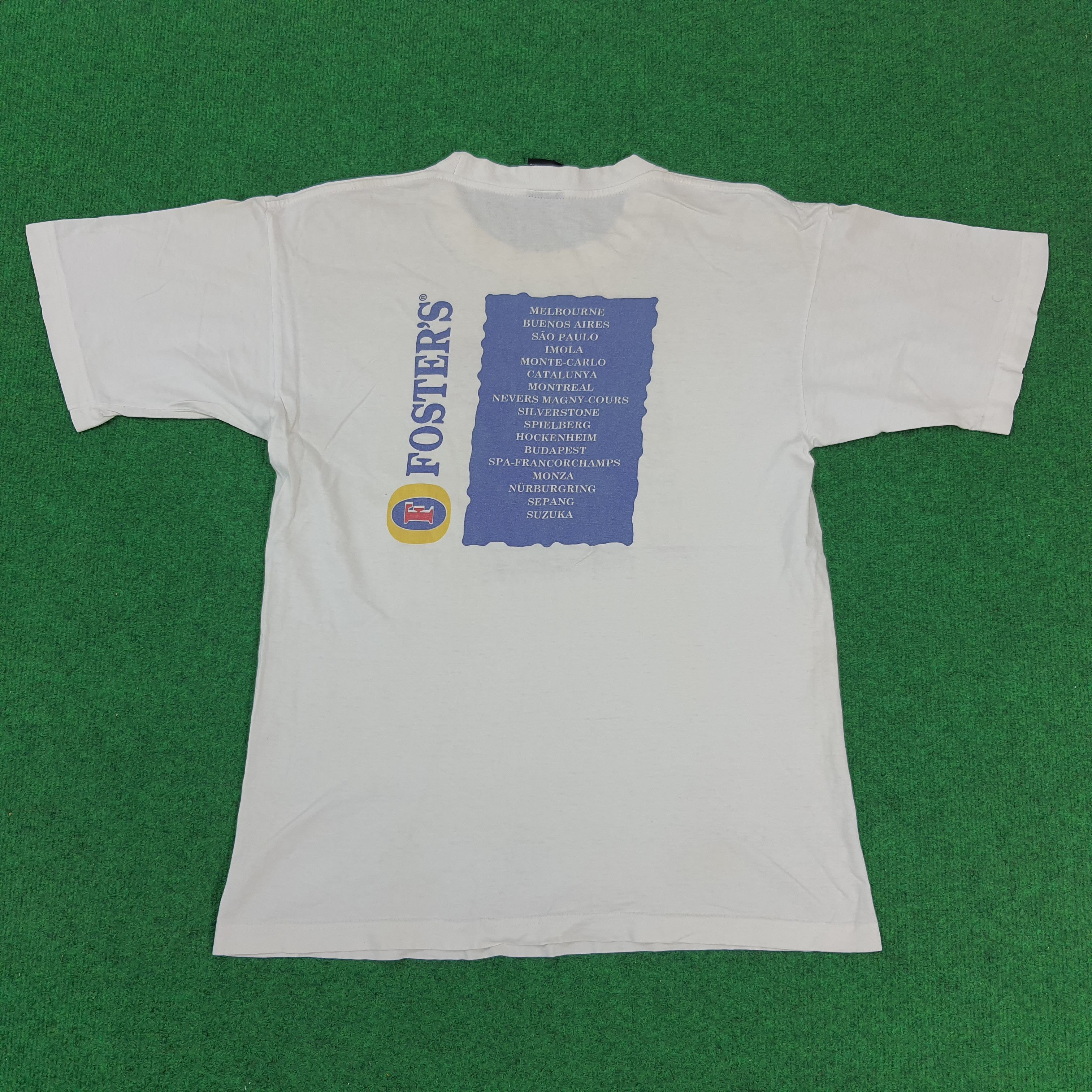 Formula 1 × Vintage Vintage Fosters Formula 1 Motorsports Racing F-1 Tshirt Size US M / EU 48-50 / 2 - 3 Thumbnail