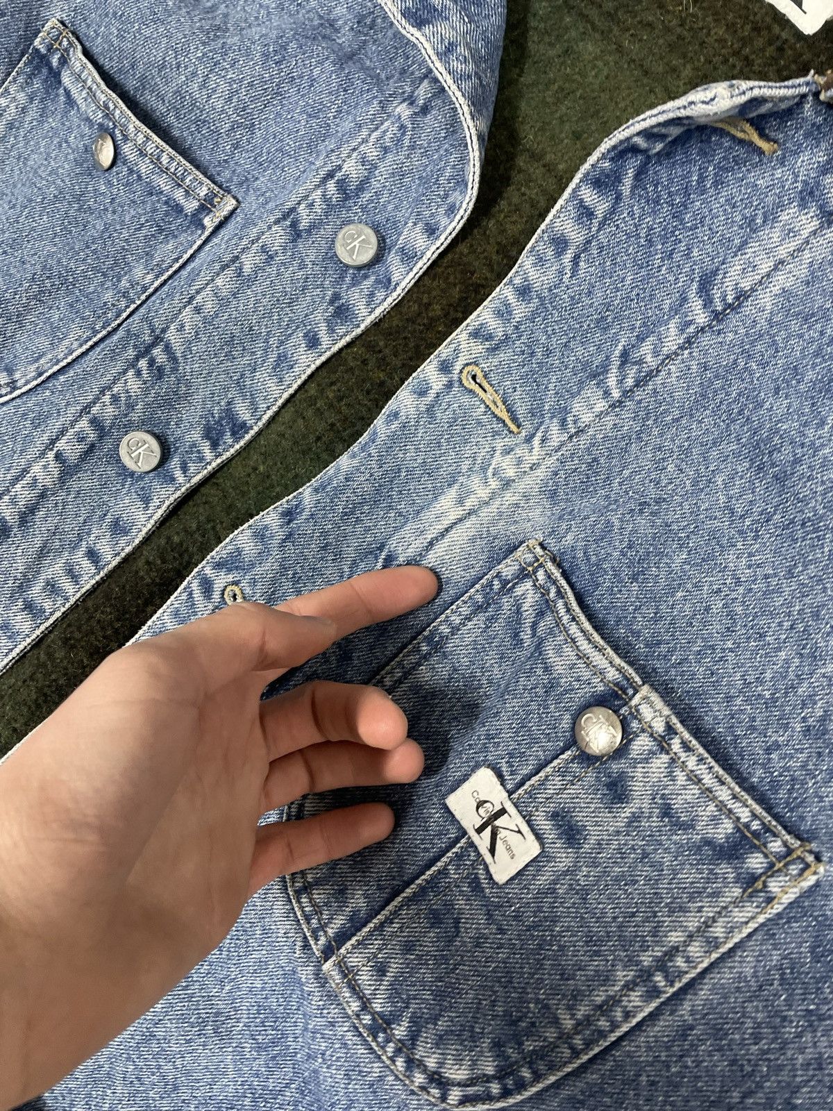 Calvin Klein × Vintage Vintage Calvin Klein denim jacket jeans coach Size US L / EU 52-54 / 3 - 9 Thumbnail
