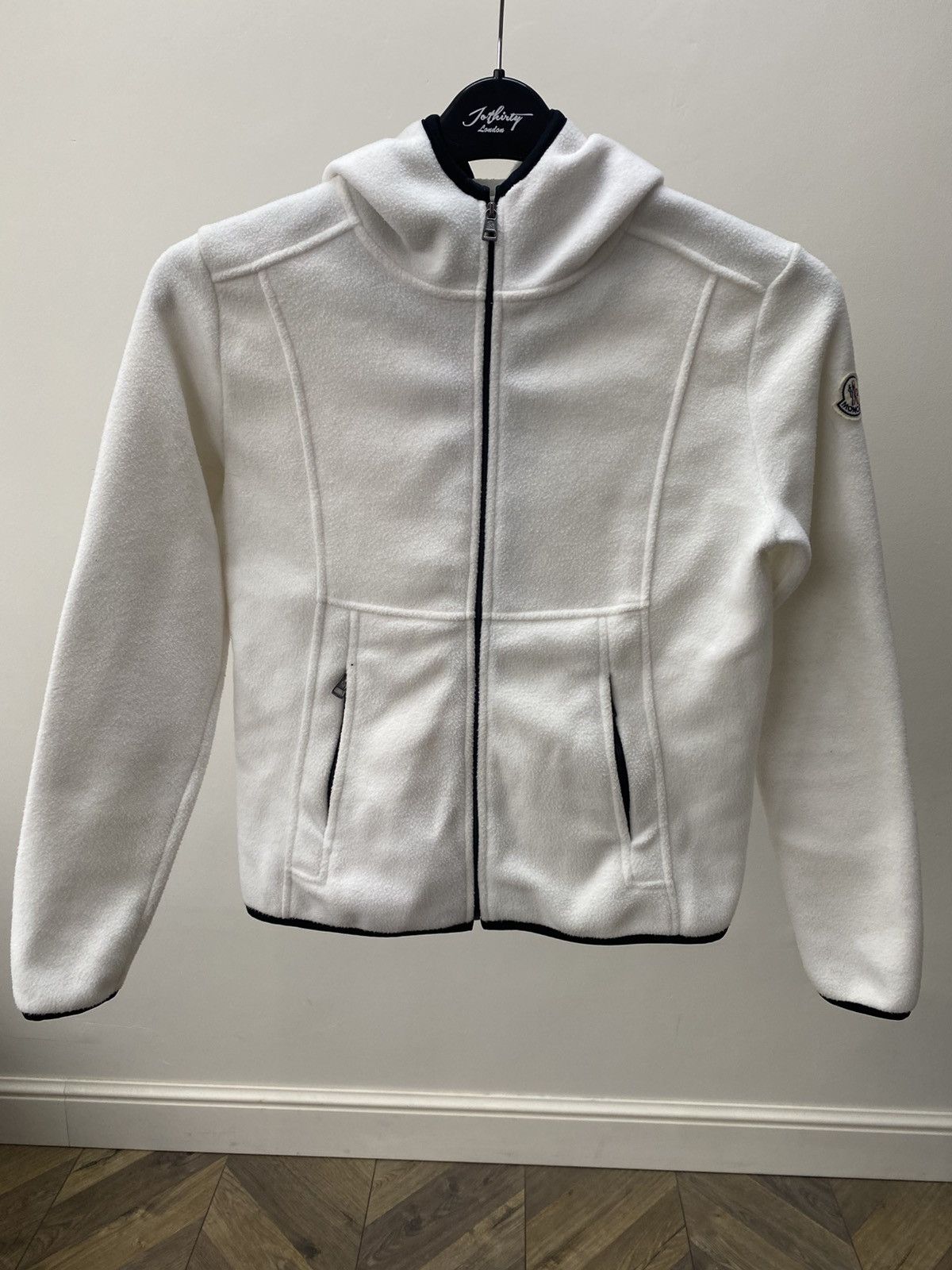 Moncler Vintage Moncler kids fleece zip hoodie Size US XXS / EU 40 - 2 Thumbnail