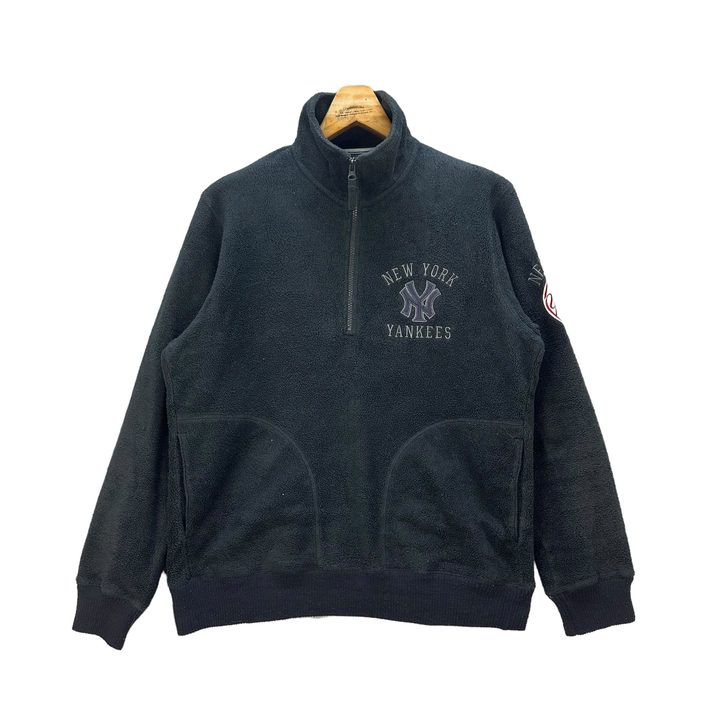 MLB MLB NEW YORK YANKEES BIG LOGO HALF ZIP FLEECE #8741-024 Size US XL / EU 56 / 4 - 1 Thumbnail
