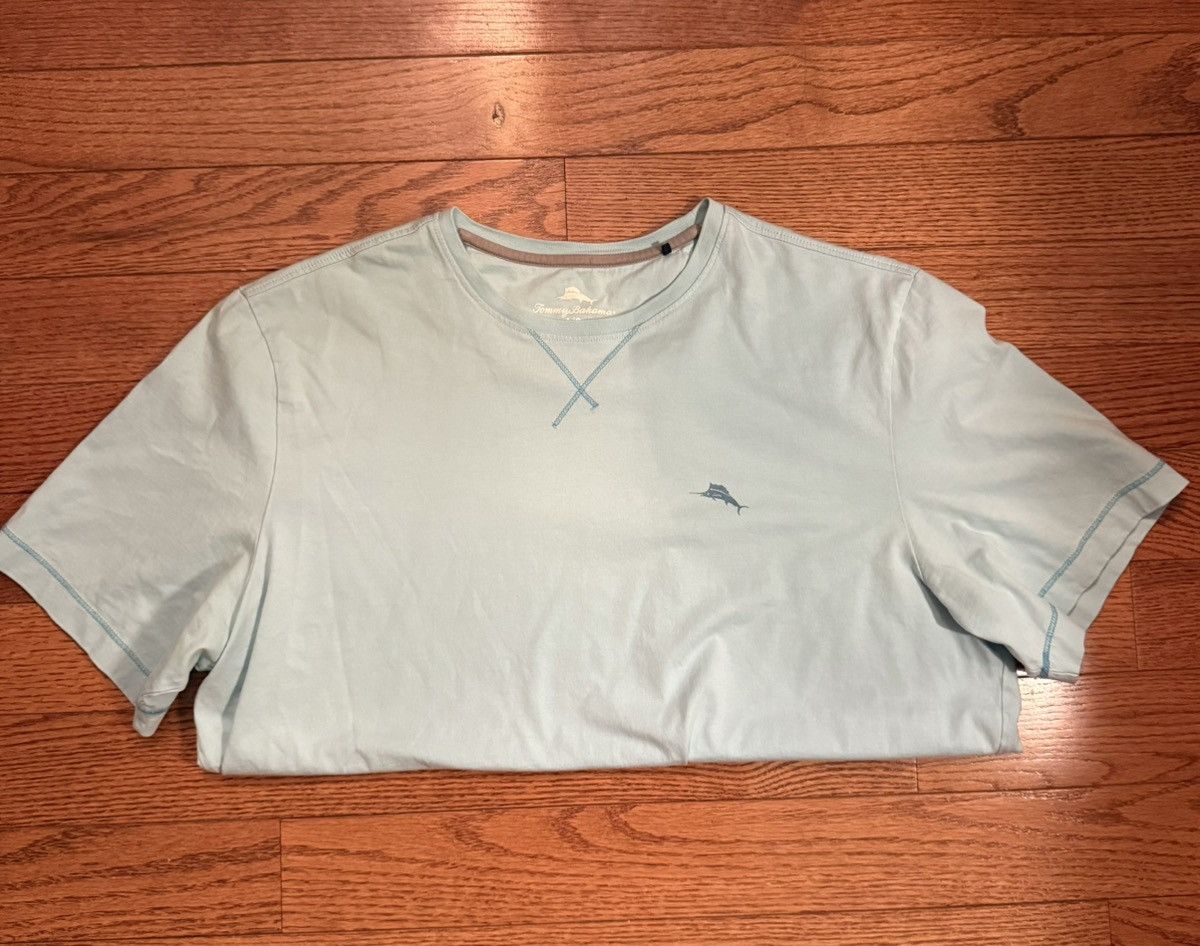 Tommy Bahama Tommy Bahama Turquoise T-Shirt Size US L / EU 52-54 / 3 - 5 Thumbnail