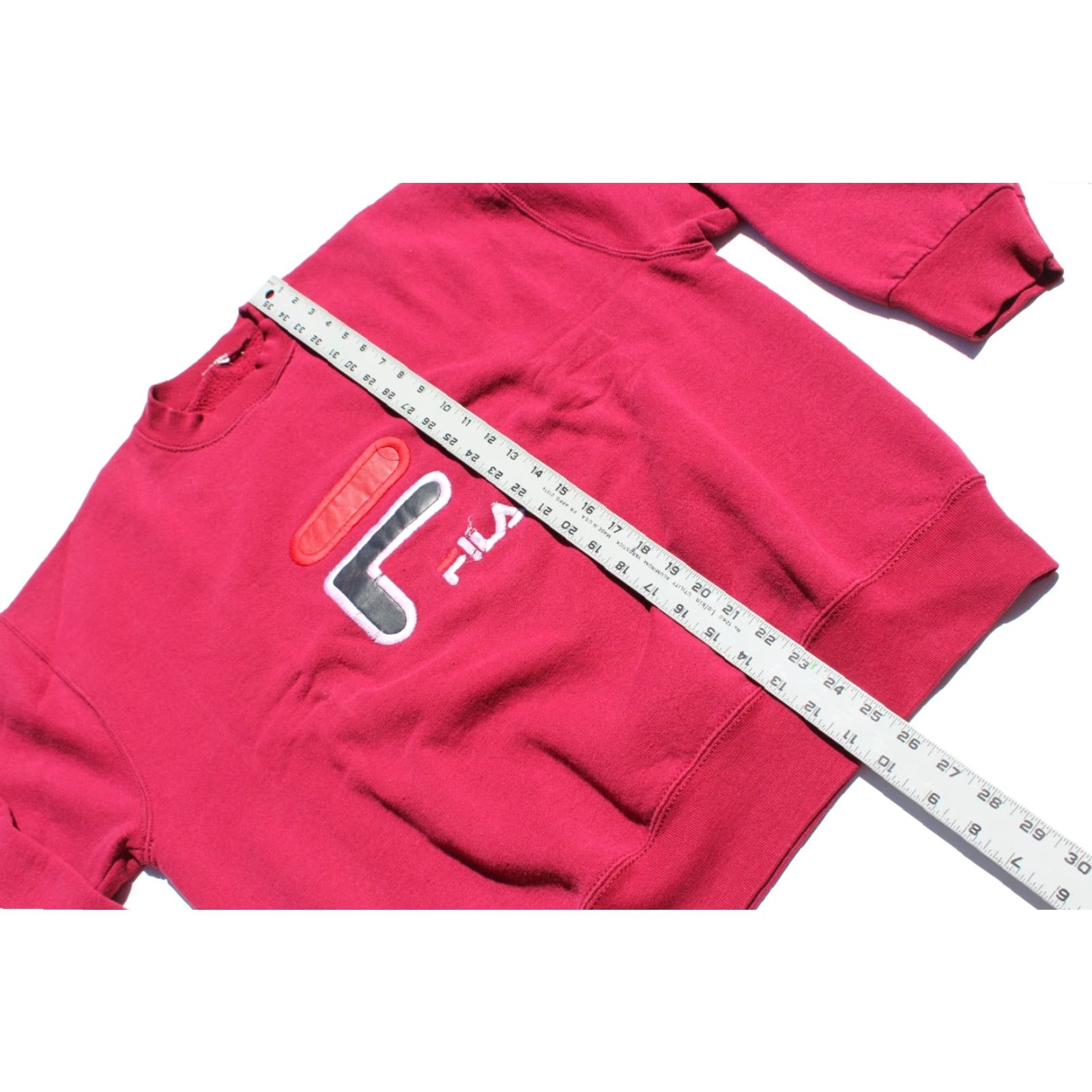 Fila VINTAGE FILA Sweatshirt Pullover Crewneck Unisex Adults Large Red Embroidered Sweatshirt Pullover 90s Size US L / EU 52-54 / 3 - 4 Thumbnail