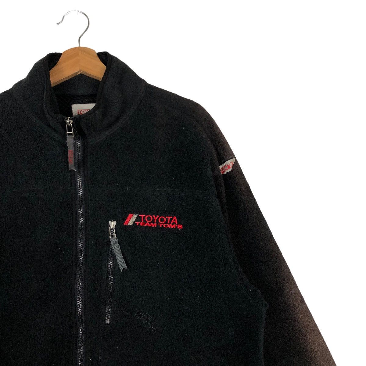 Japanese Brand 🔥90’s Vtg Fleece Bomber Jacket Toyota Racing Toms Racing Size US L / EU 52-54 / 3 - 6 Thumbnail