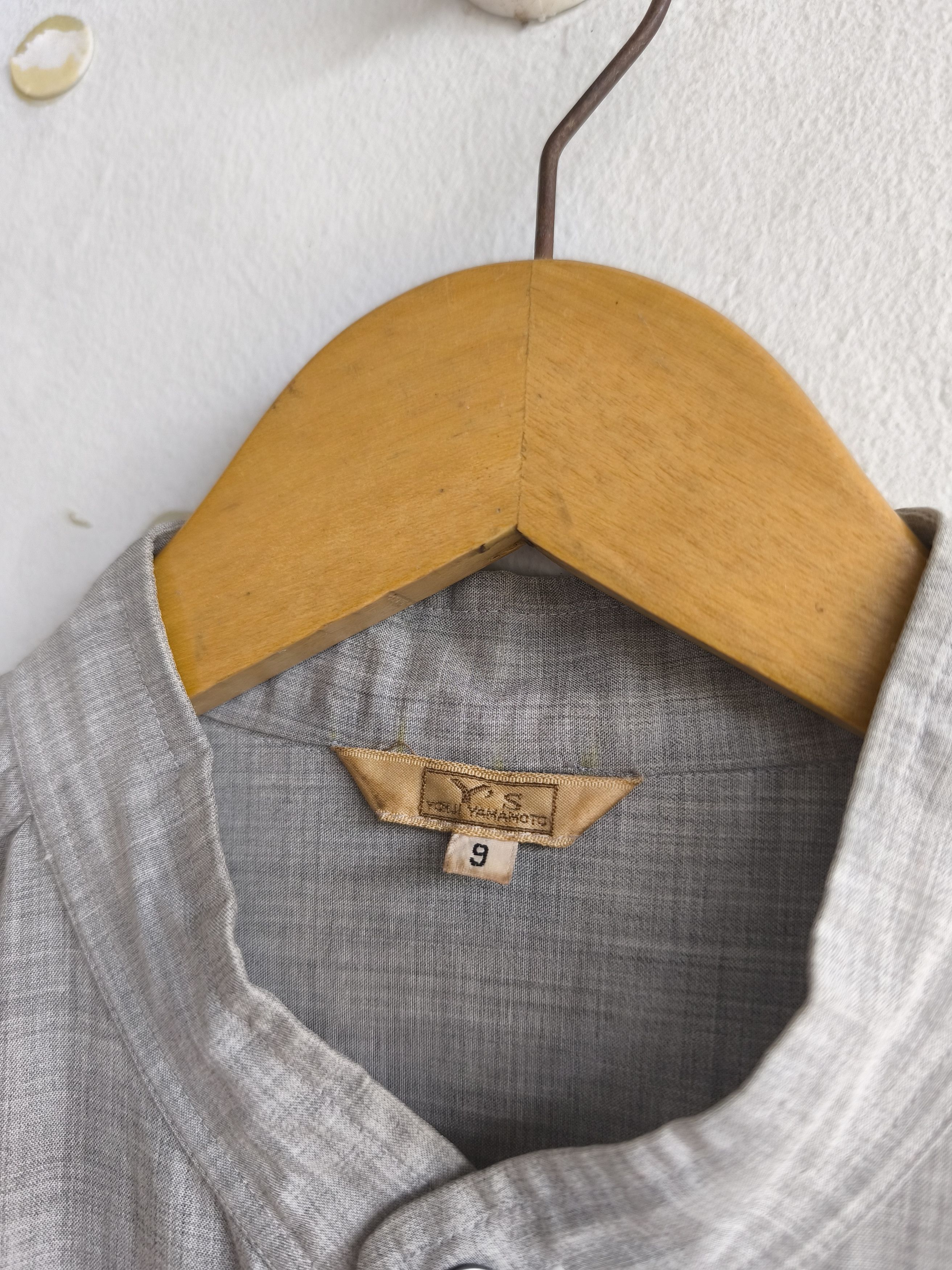 Yohji Yamamoto 80s Yohji Yamamoto mandarin shirt Size US L / EU 52-54 / 3 - 2 Thumbnail
