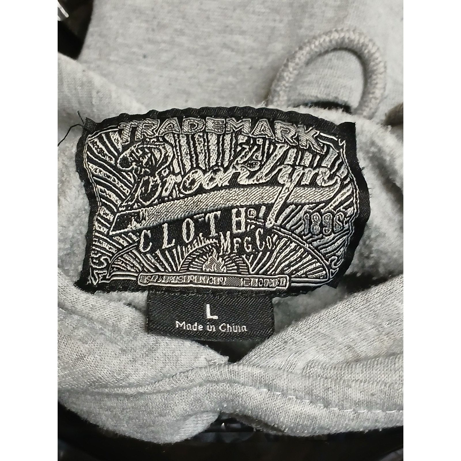 Brooklyn Cloth Brooklyn Cloth (Large) Gray String Pullover Hoodie Size US L / EU 52-54 / 3 - 8 Thumbnail