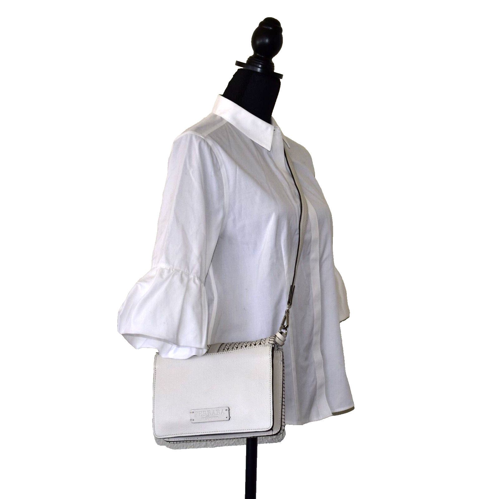 Brighton NEW BRIGHTON Odette Ferrara Santorini Leather Flap Bag $378 Size ONE SIZE - 3 Thumbnail