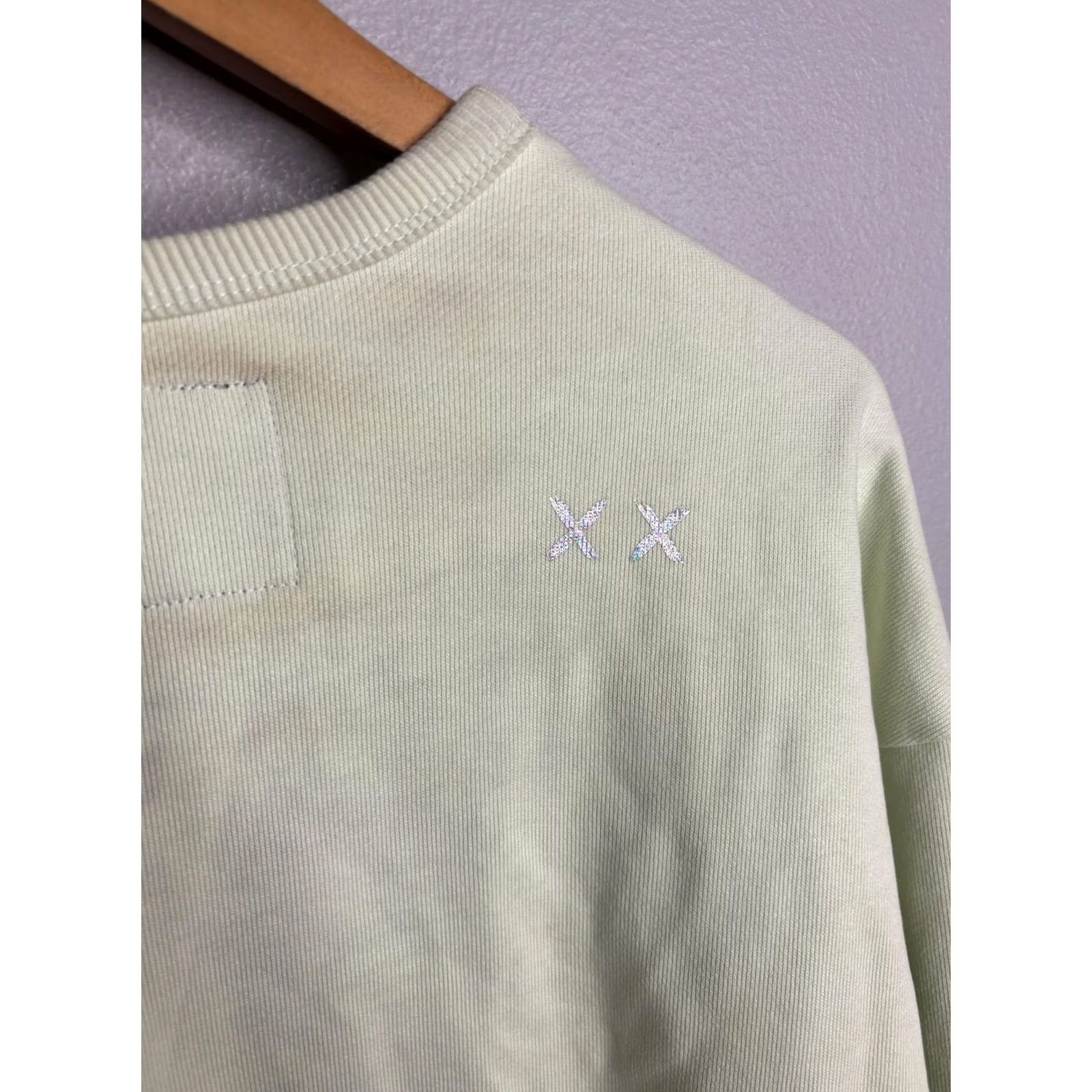 Cult Of Individuality Cult of Individuality Sweatshirt Mens Small Mint Green Crewneck Holo Cat Print Size US S / EU 44-46 / 1 - 7 Thumbnail