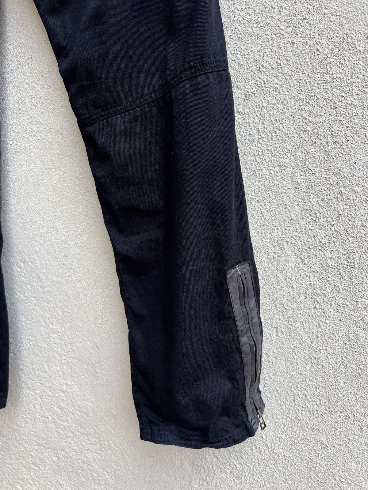 02DERIV. × Alfredo Bannister Alfredo Bannister X 02Deriv Hybrid Leather Cargo Trouser Size US 33 - 21 Thumbnail