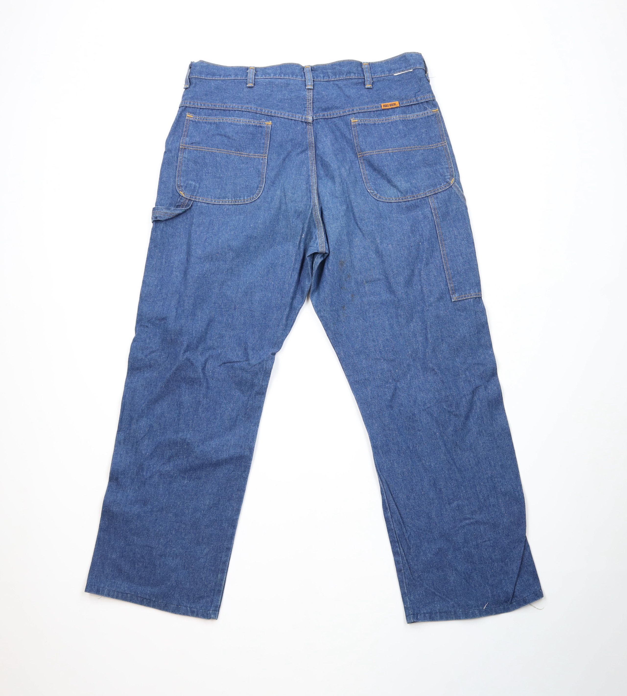 Vintage Vintage 90s Streetwear Workwear Wide Leg Dungaree Jeans USA Size US 38 / EU 54 - 10 Thumbnail
