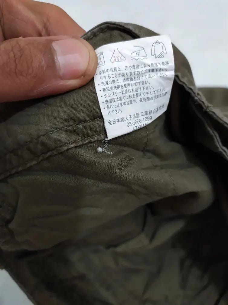 Japanese Brand BACK NUMBER Drawstring Waist/Hem MultiPocket Tactical Pants Size US 30 / EU 46 - 12 Thumbnail