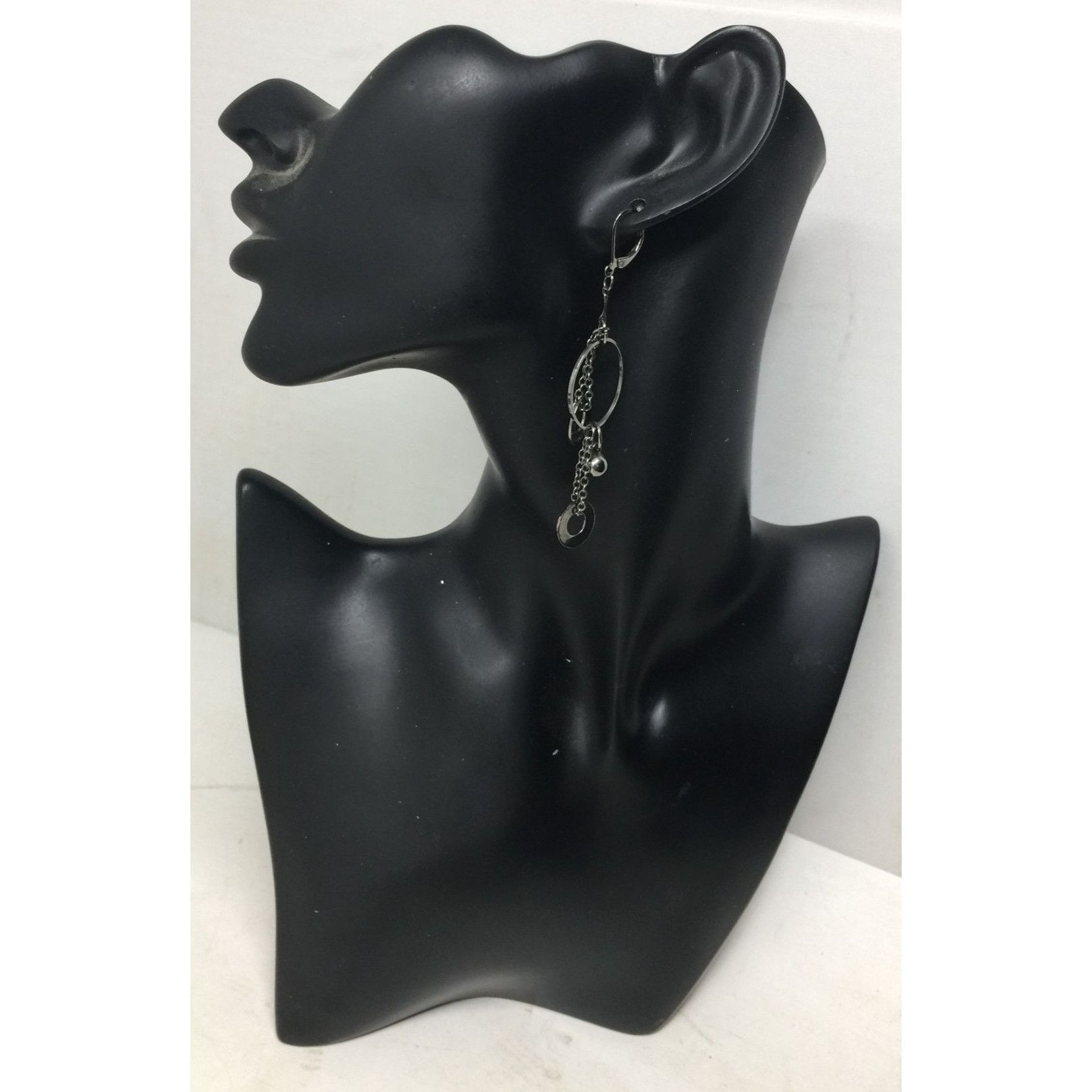 Other Women's Unique Silver Tone Layered Circle Dangle Earrings Size ONE SIZE - 2 Thumbnail