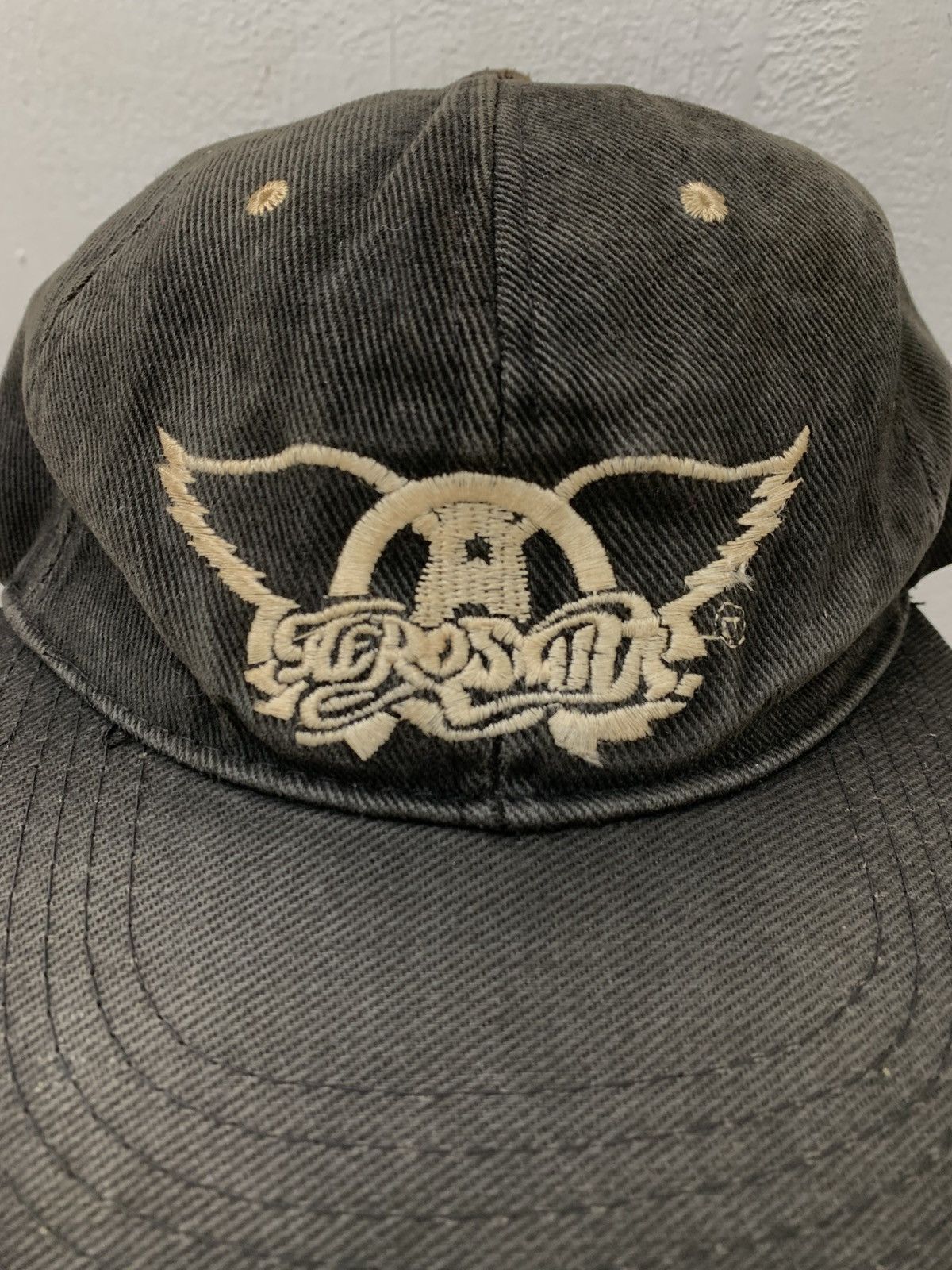 Vintage Vintage Aerosmith Hat Natural Faded 90’s Size ONE SIZE - 3 Thumbnail