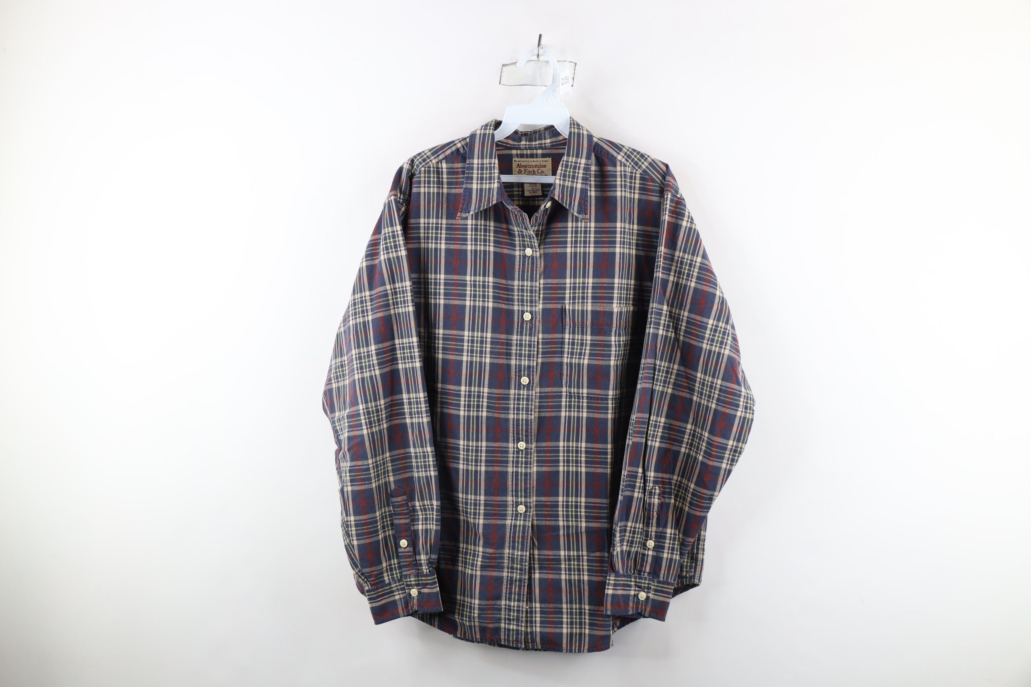 Abercrombie & Fitch × Vintage Vintage 90s Abercrombie & Fitch Collared Button Shirt Size US L / EU 52-54 / 3 - 1 Thumbnail