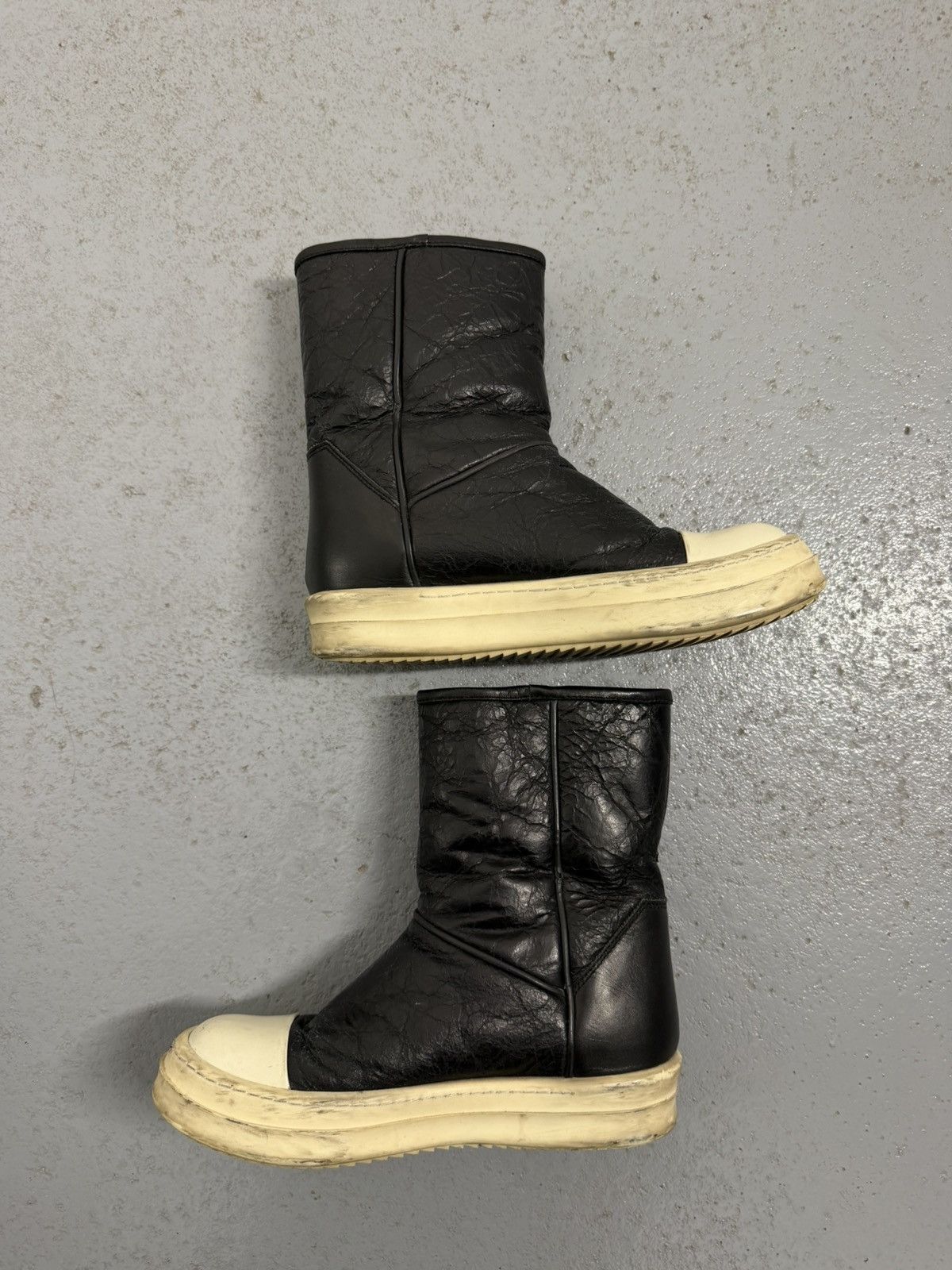 Rick Owens Rick Owens Shearling High Ramones Sneakers Size US 6 / IT 36 - 4 Thumbnail