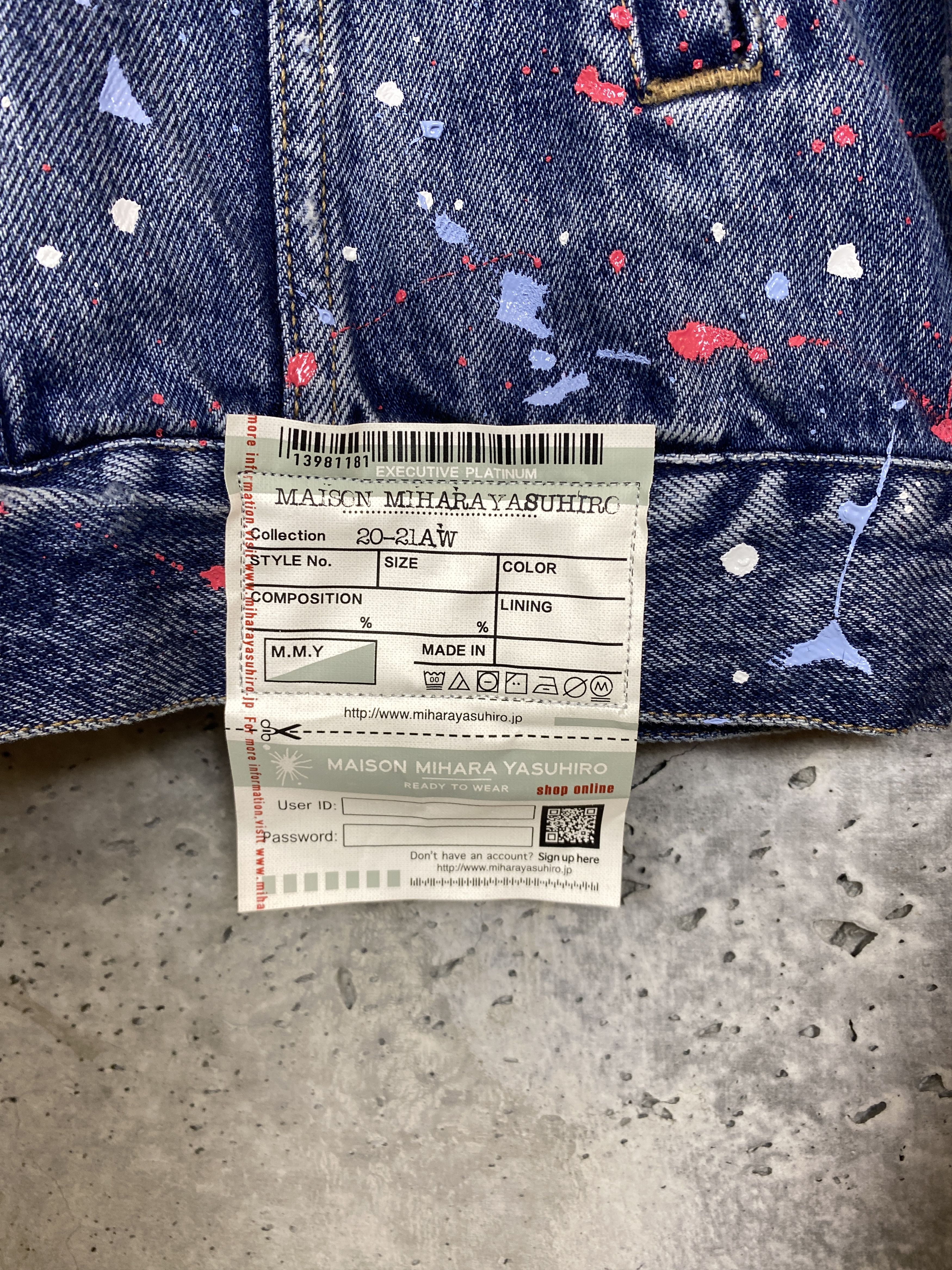 Maison MIHARA YASUHIRO $1100 Maison MIHARA YASUHIRO DENIM JACKET SIZE 2 Size US M / EU 48-50 / 2 - 7 Thumbnail