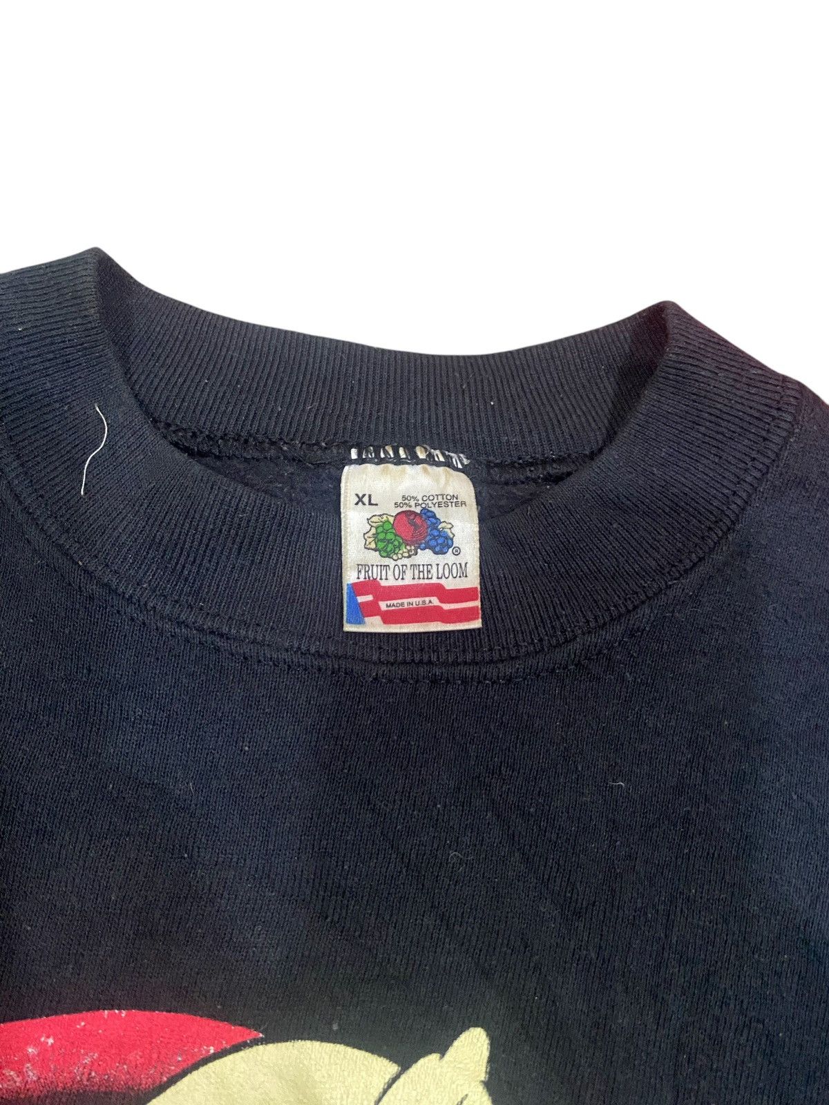 Fruit Of The Loom × Vintage × Warner Bros Vintage 1993 Looney Tunes Porky Pig Crewneck Sweatshirt Size US XL / EU 56 / 4 - 3 Thumbnail