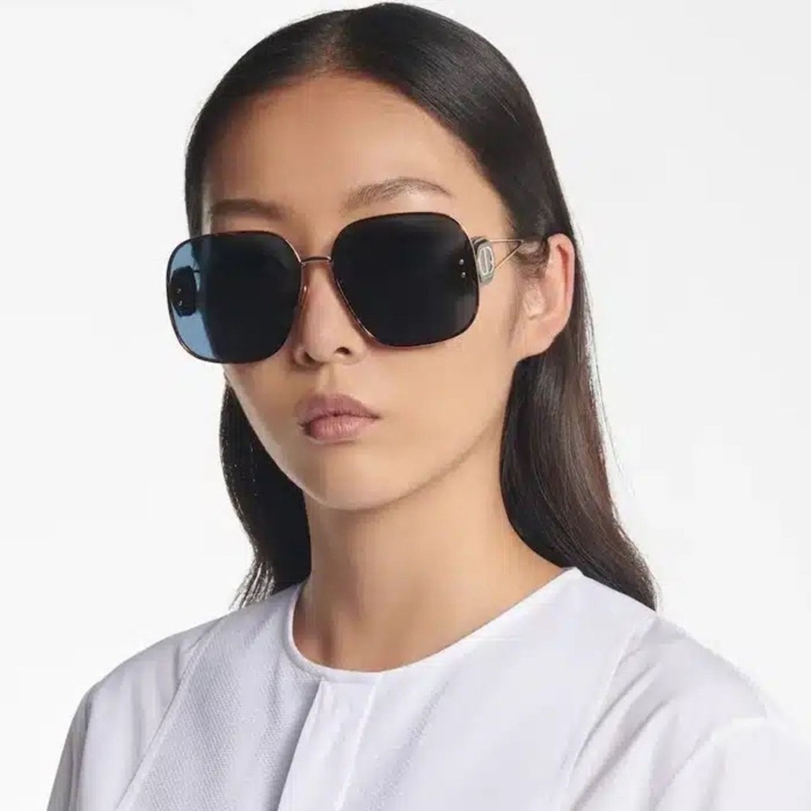 Dior NEW DIOR BOBBY S1U B5B0 Gold Havana/Blue Women Sunglasses Size ONE SIZE - 9 Thumbnail