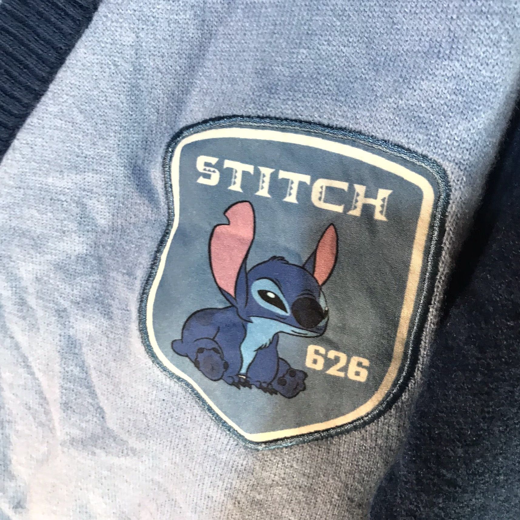 Disney Disney Stitch Blue Knit Cardigan Womens Size L 90s Cartoon Embroidered Sweater Size L / US 10 / IT 46 - 2 Thumbnail