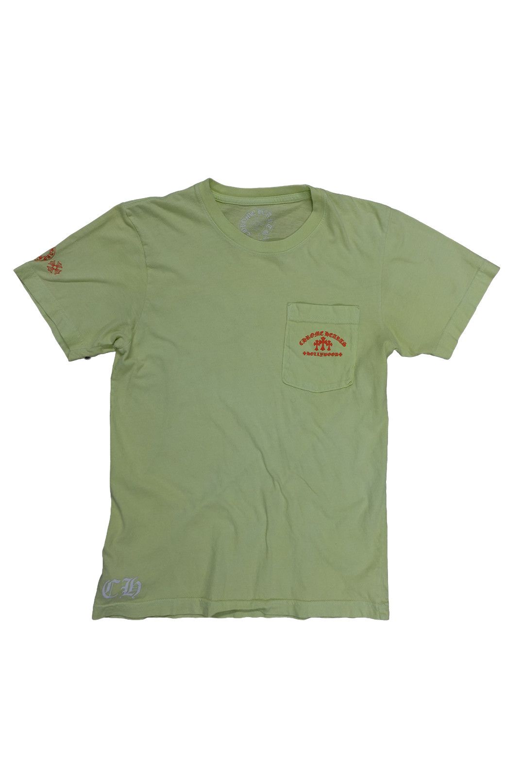 CHROME HEARTS HOLLYWOOD TRIPLE CROSS T SHIRT GREEN