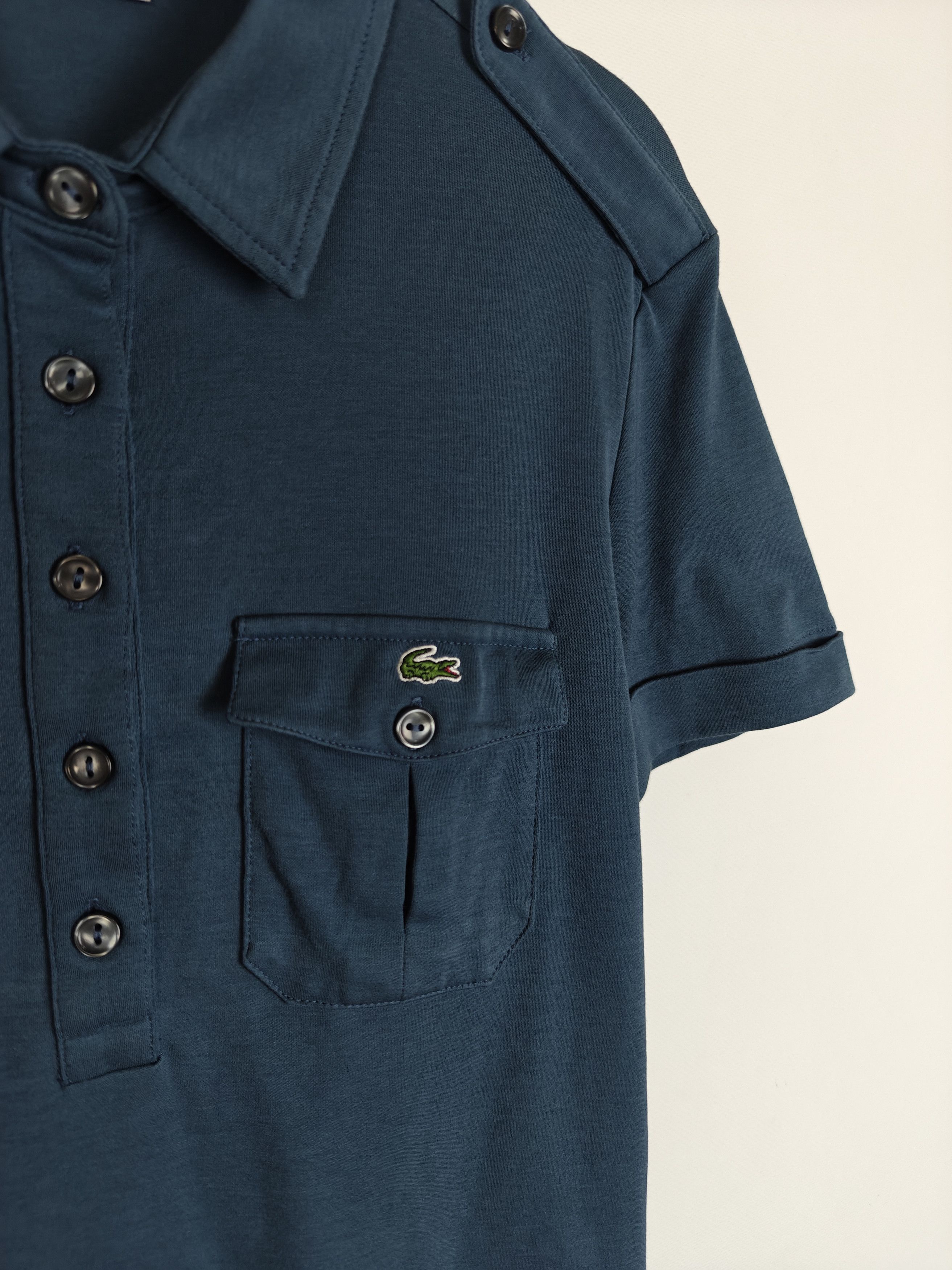 Lacoste Lacoste Polo T-Shirt Collared Pocket Tee Blue size M Size M / US 6-8 / IT 42-44 - 4 Thumbnail
