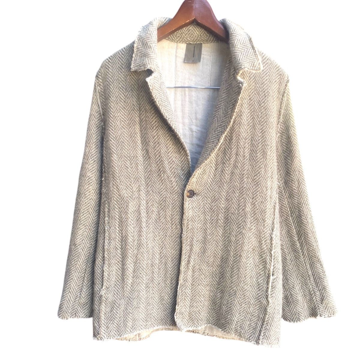 RIPVANWINKLE ‼️LAST DROP‼️Ripvanwinkle Herringbone Tweed Jacket Size US L / EU 52-54 / 3 - 2 Thumbnail
