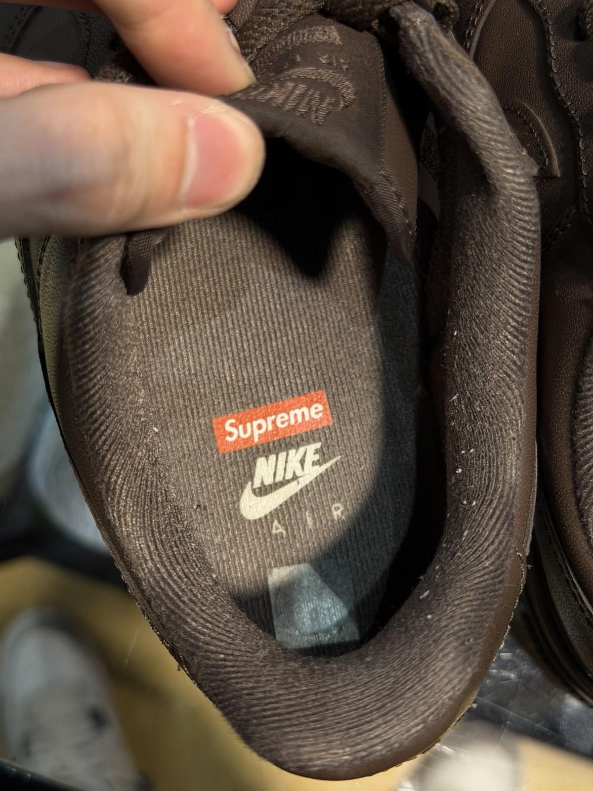 Nike Size 8- Nike Air Force 1 Low x Supreme Baroque Brown 2023 Size US 8 / EU 41 - 12 Thumbnail