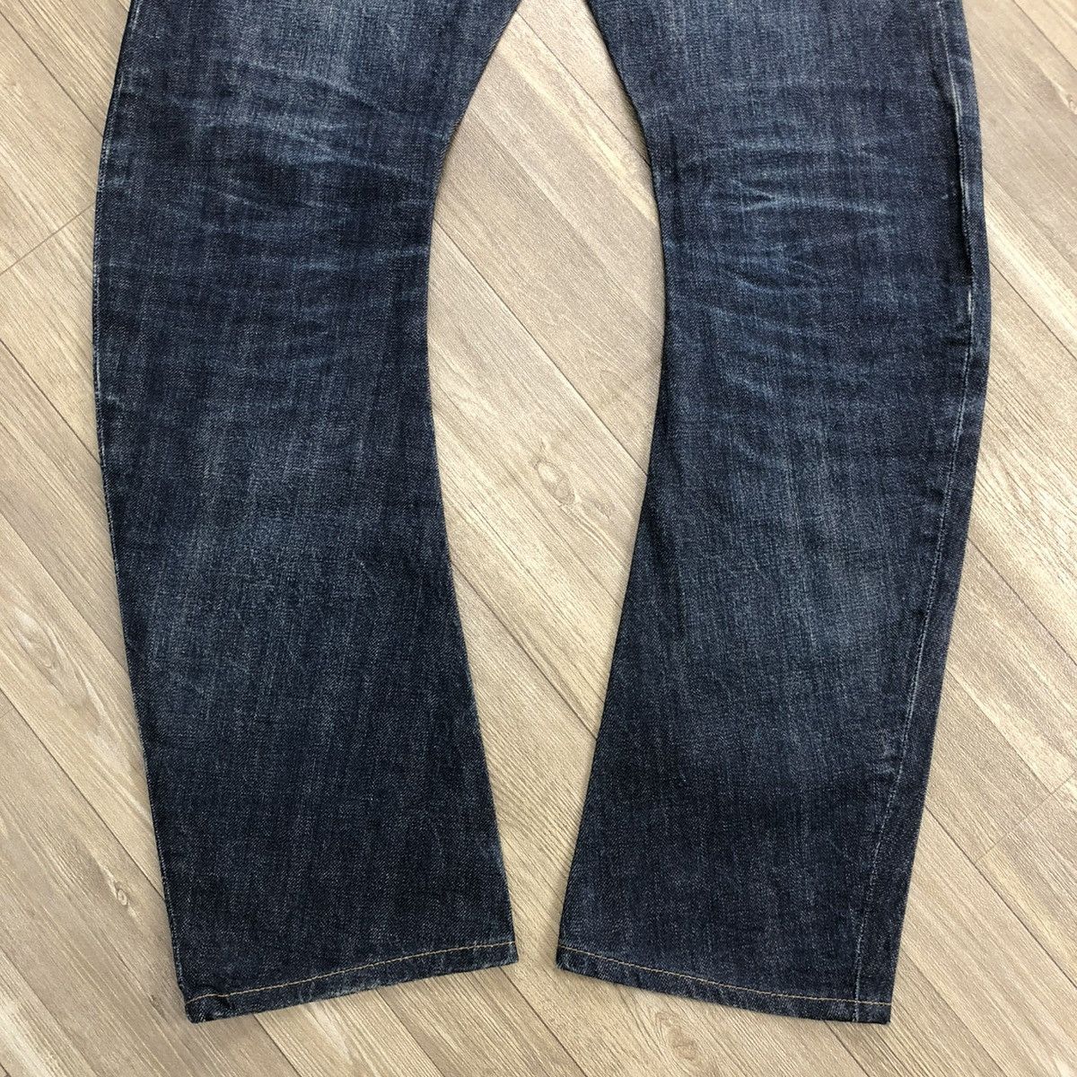 Attachment × Kazuyuki Kumagai Attachment × Le Grande Bleu (L.G.B.) 🇯🇵 2000s Attachment Lgb Gothic Goa Punk Style Curve Leg Jeans Size US 30 / EU 46 - 17 Thumbnail