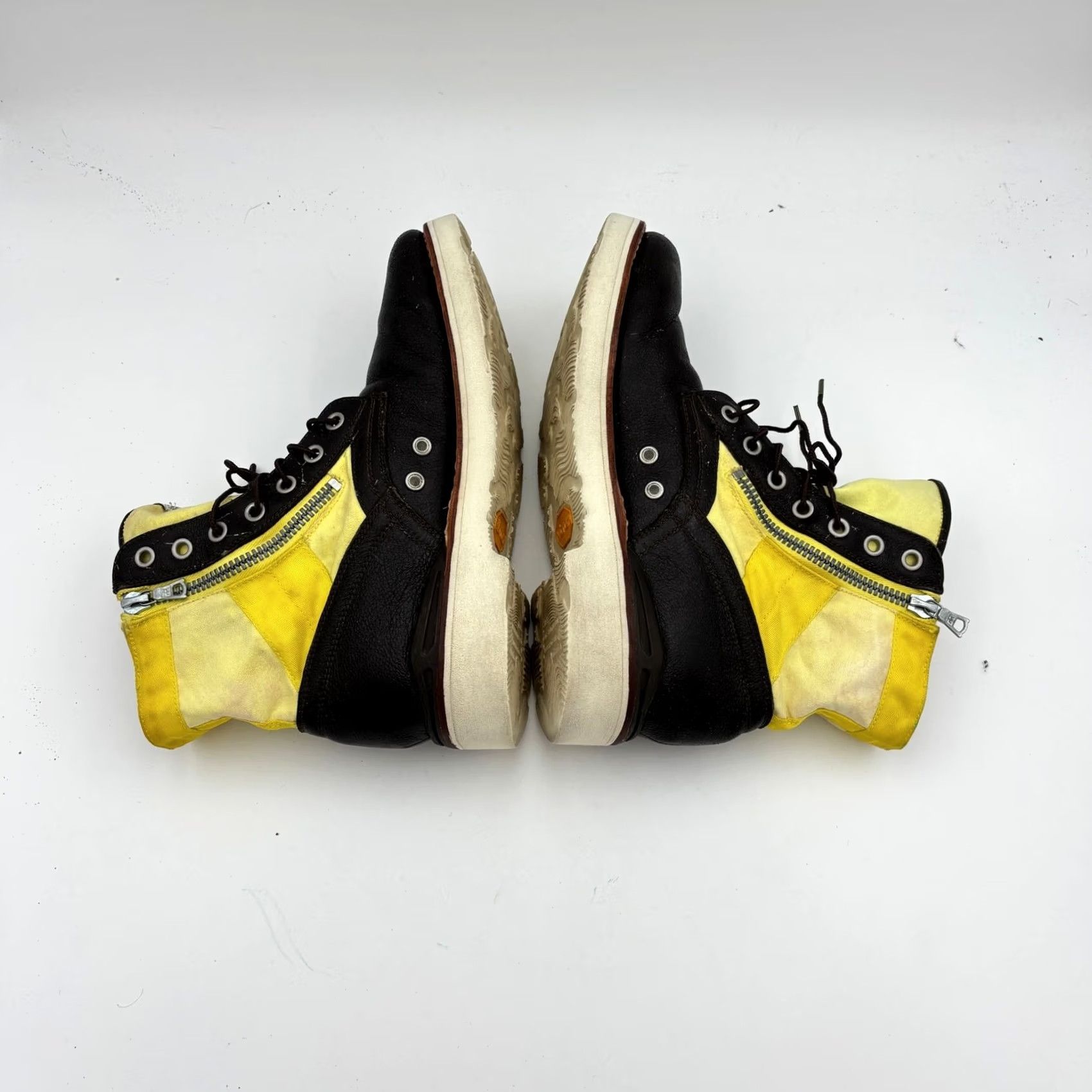 Visvim Visvim 7-Hole '73 Folk Yellow Boots Men’s 12 Handmade Combat Boots Yellow Mens Size US 12 / EU 45 - 6 Thumbnail