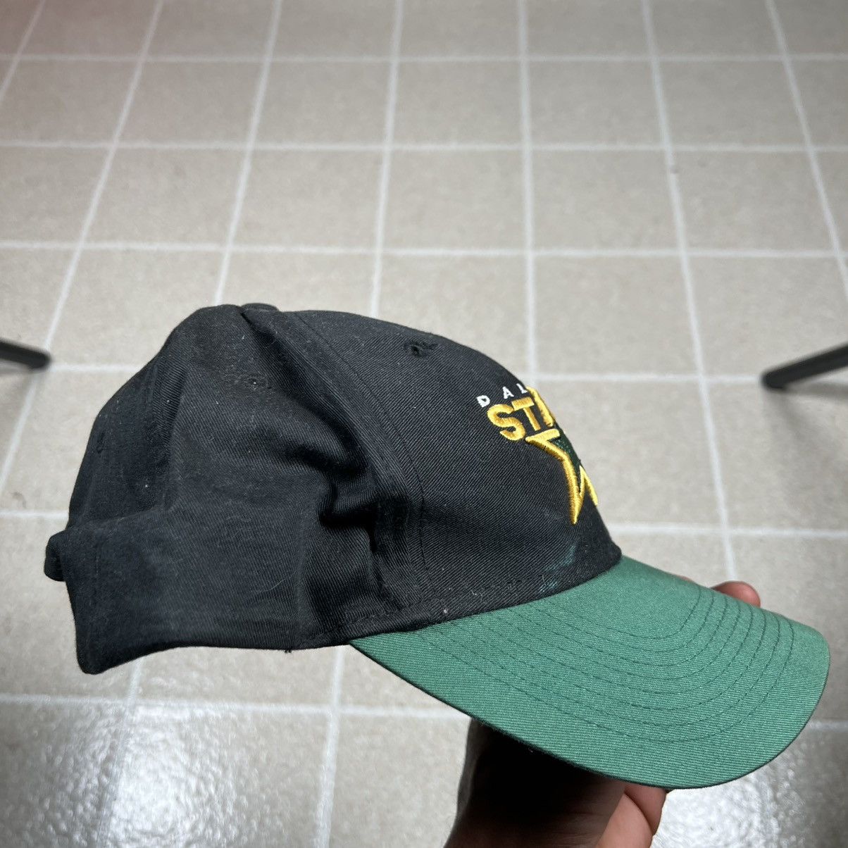 Reebok × Vintage Dallas Stars Black Strapback Hat Hockey NHL Reebok CCM Size ONE SIZE - 3 Thumbnail