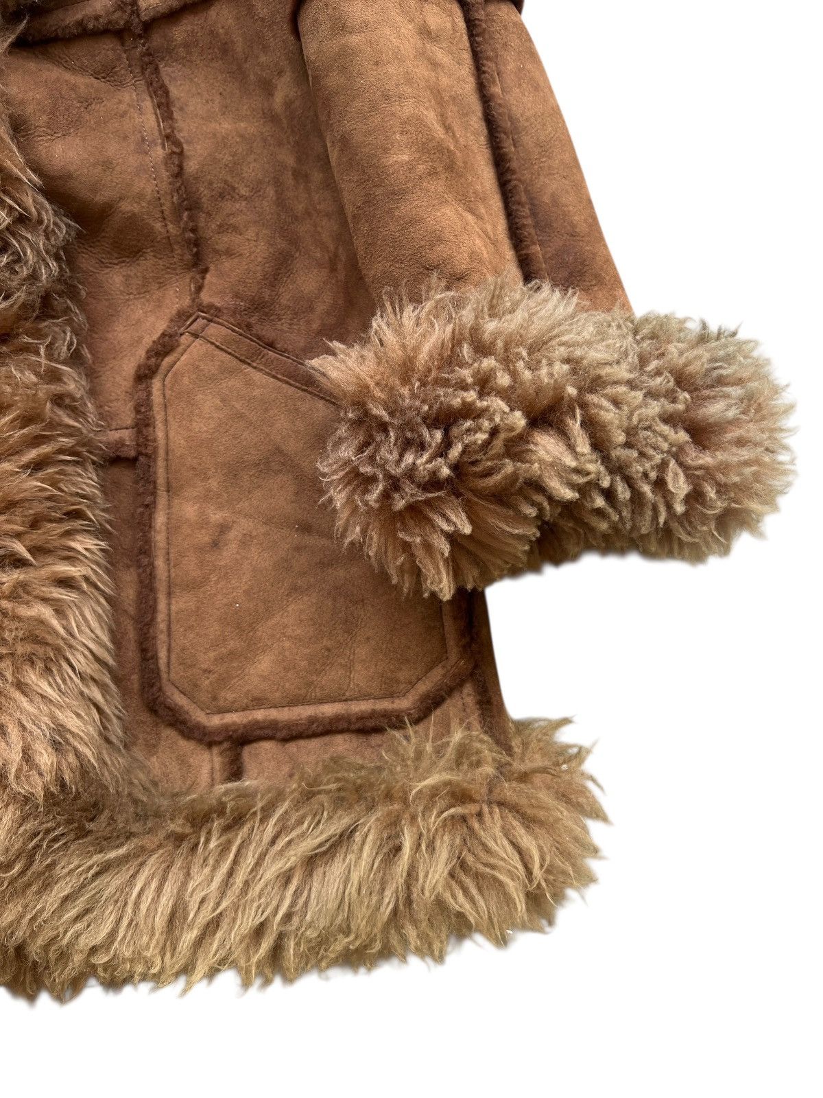 Vintage Vintage Farlon Fur Long Leather Jacket Size US M / EU 48-50 / 2 - 7 Thumbnail
