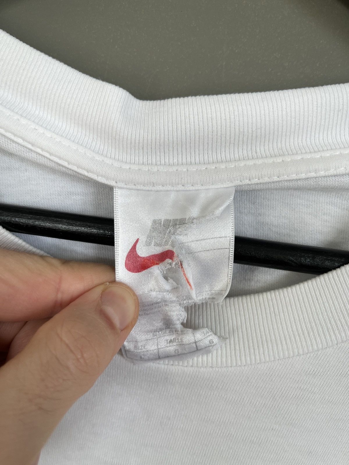 Nike Nike Vintage Big Logo Wide T-shirt Size US L / EU 52-54 / 3 - 5 Thumbnail