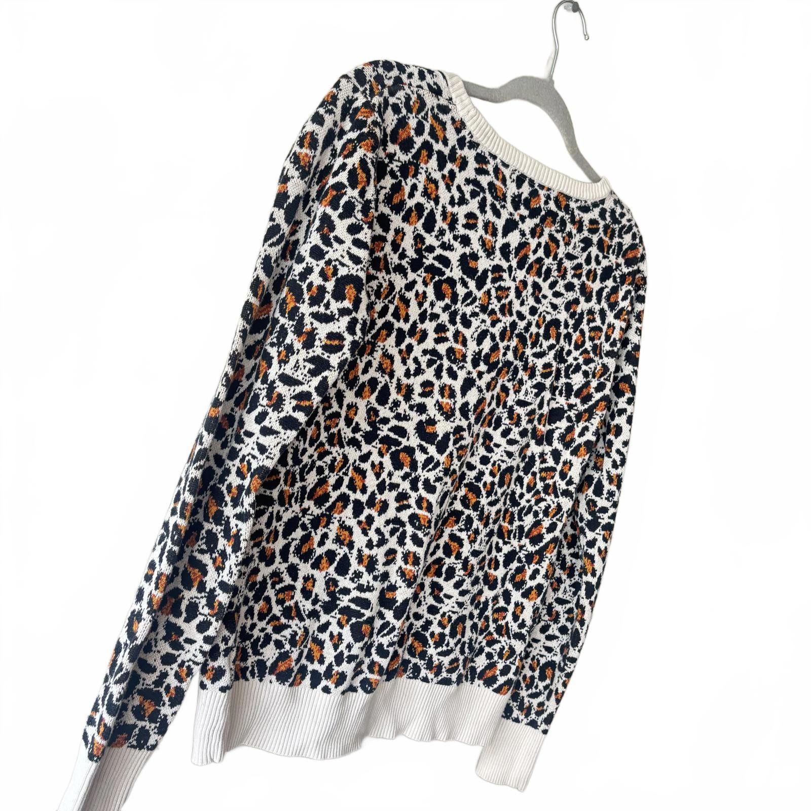 Volcom Volcom Women's Leopard Print Crew Neck Sweater Size S / US 4 / IT 40 - 8 Thumbnail