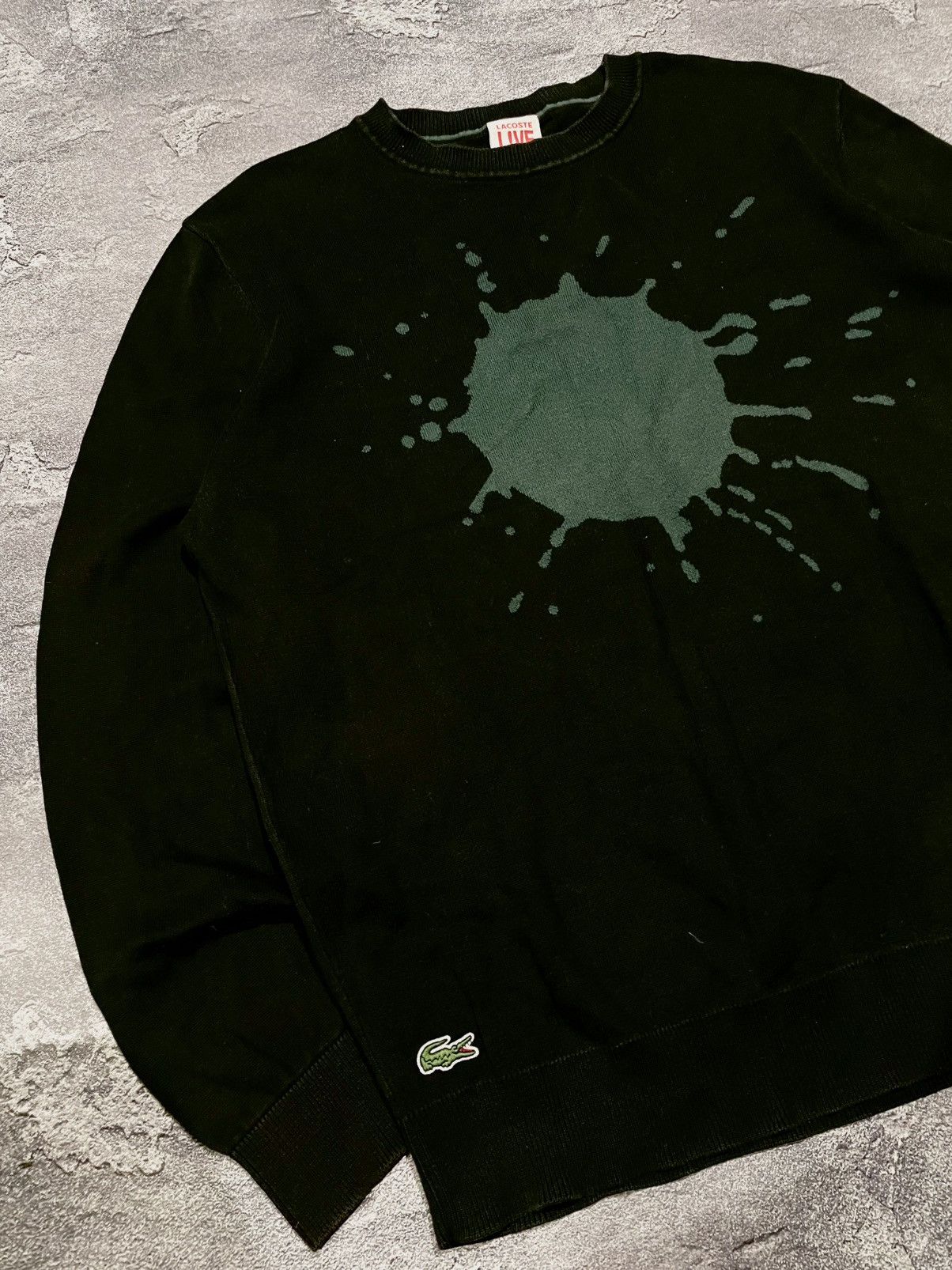 Lacoste Vintage Lacoste Live Mens Y2K Sweater Size US L / EU 52-54 / 3 - 3 Thumbnail