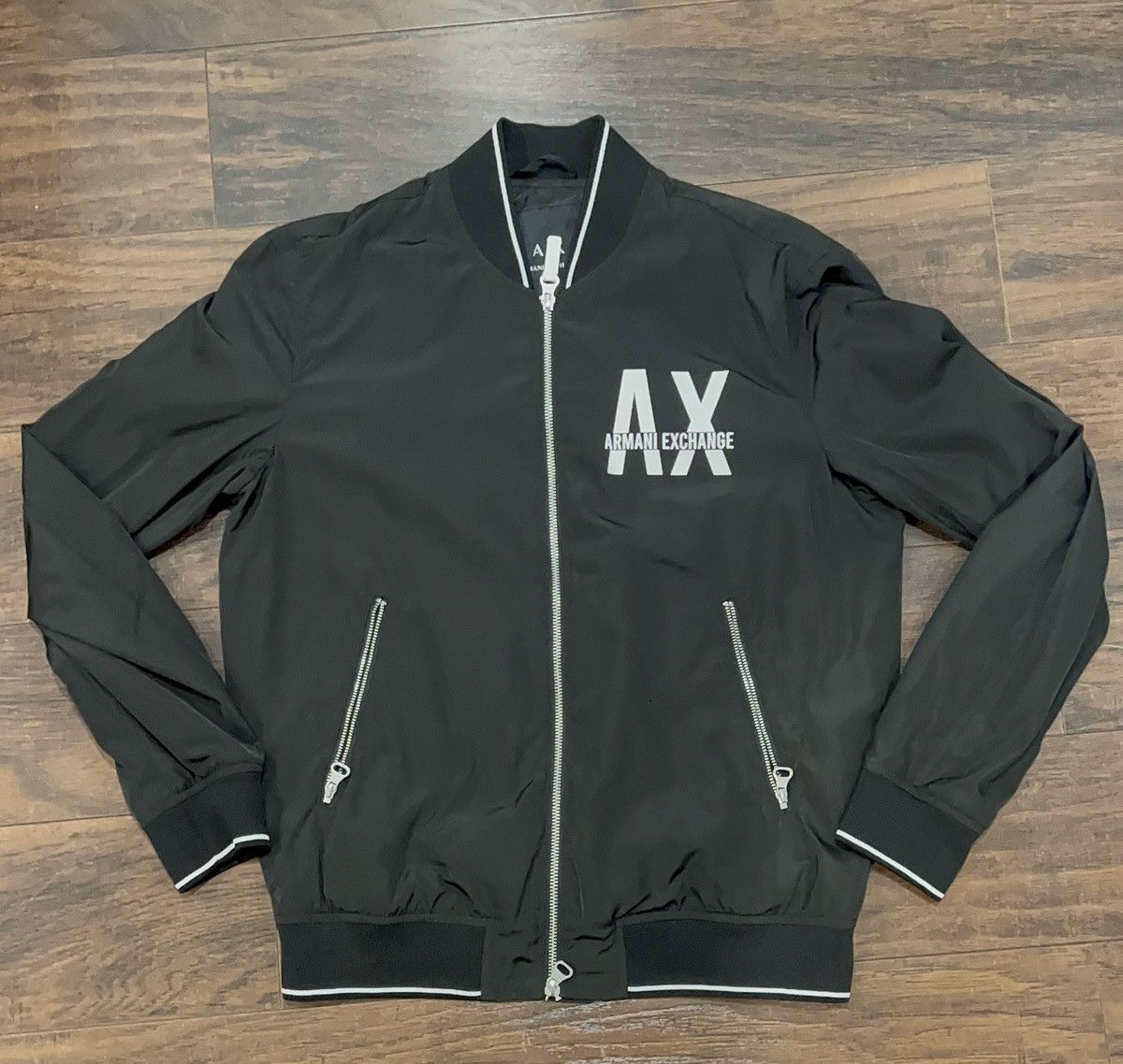 Armani Exchange Armani Exchange Black Jacket Size US S / EU 44-46 / 1 - 1 Thumbnail