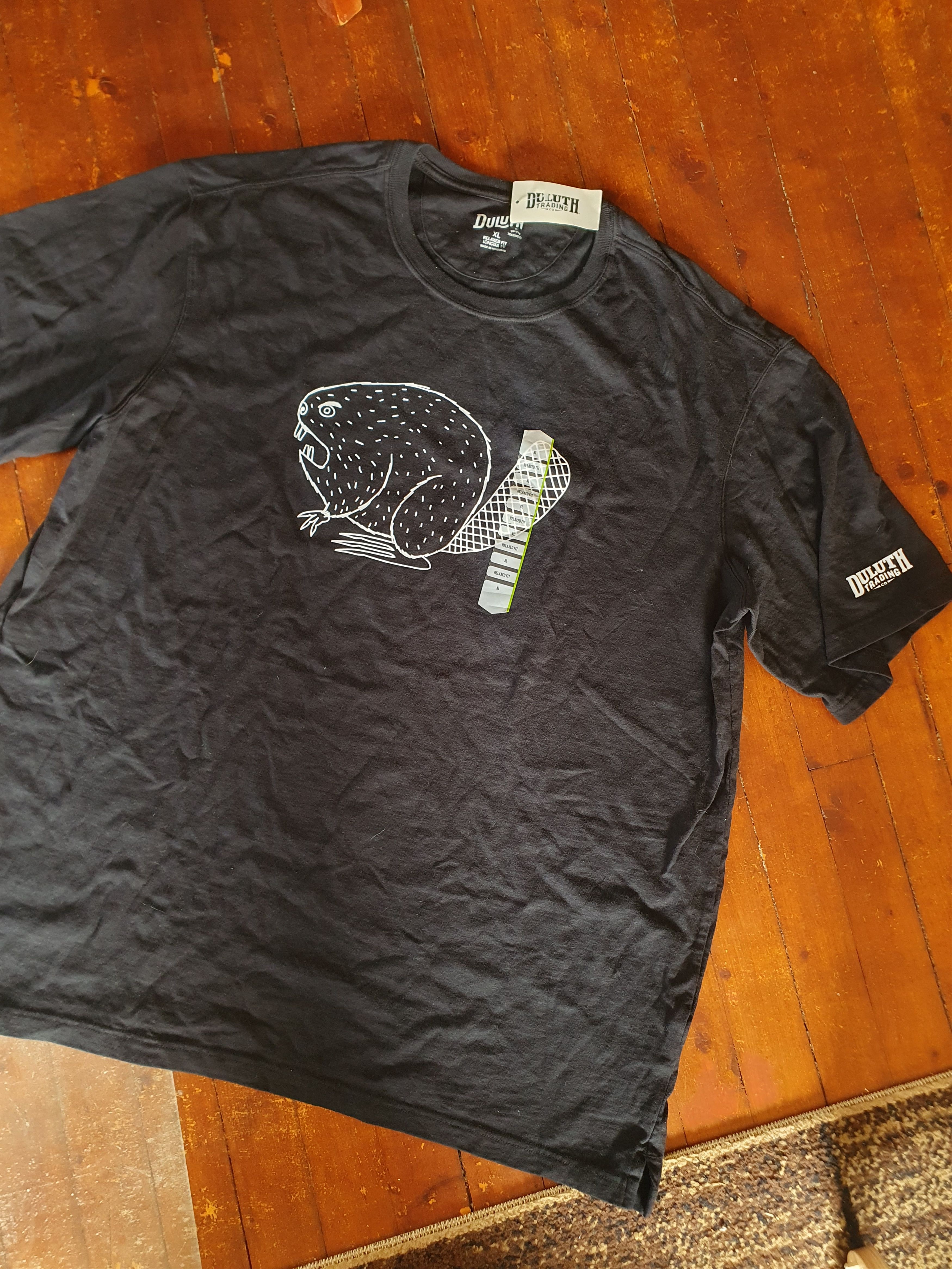 Duluth Trading Company Duluth Trading Longtail t-shirt Relaxed Fit Angry Beaver XLG Size US XL / EU 56 / 4 - 8 Thumbnail