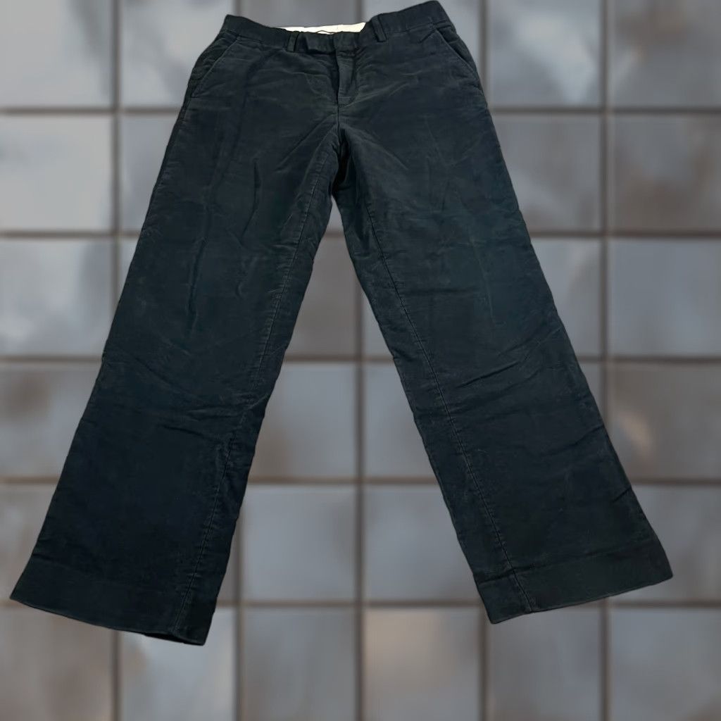 Vintage John Lewis Moleskin Trousers Chino Straight 32 Blue Cotton Mens Regular Waist 32 Vintage: No Size US 32 / EU 48 - 1 Thumbnail