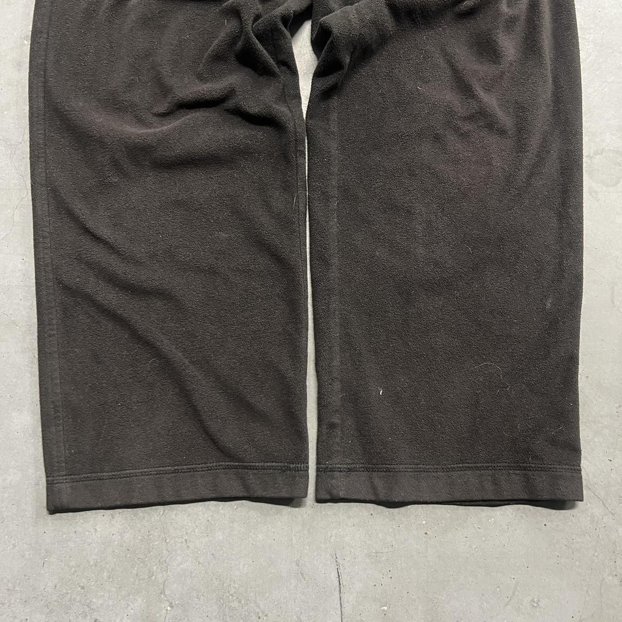 Japanese Brand × Vintage Vintage Y2K Baggy Black Wideleg Sweatpants with Pockets! Size US 34 / EU 50 - 4 Thumbnail