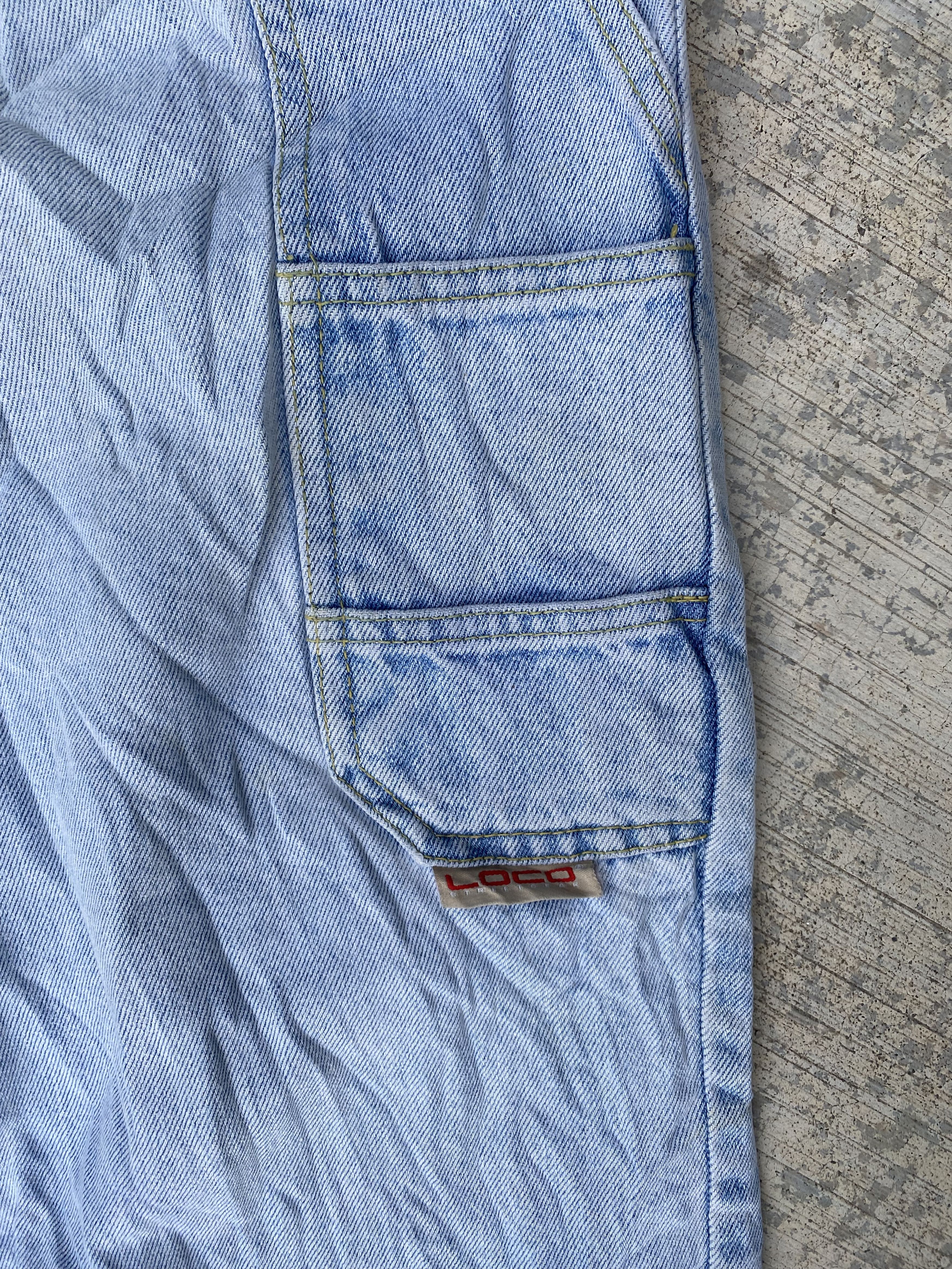 Vintage Vintage Y2K Loco streetgear baggy carpenter denim Size US 35 - 8 Thumbnail