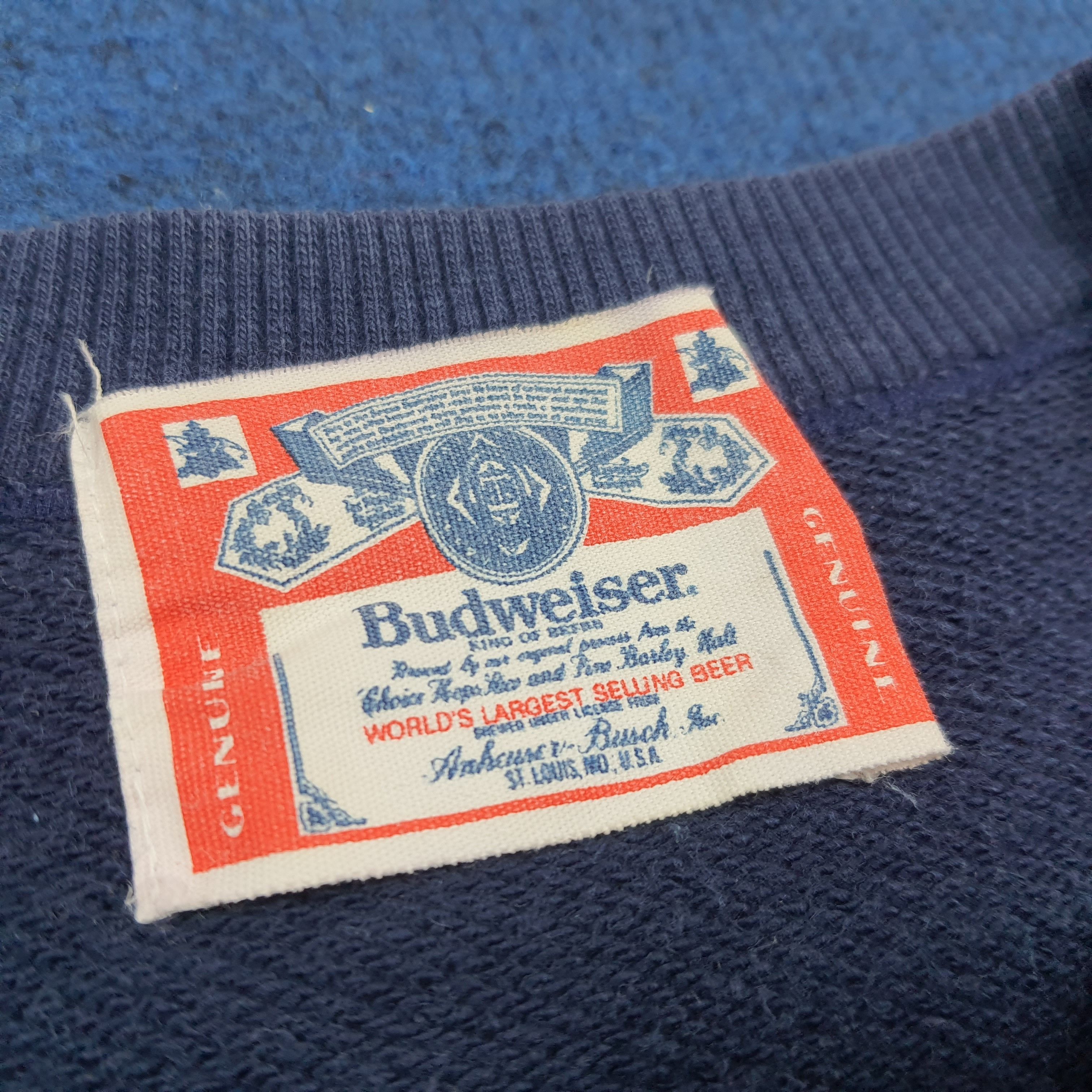 Budweiser Vintage Budweiser King of Beers Sweatshirt C290N29 Size US S / EU 44-46 / 1 - 5 Thumbnail