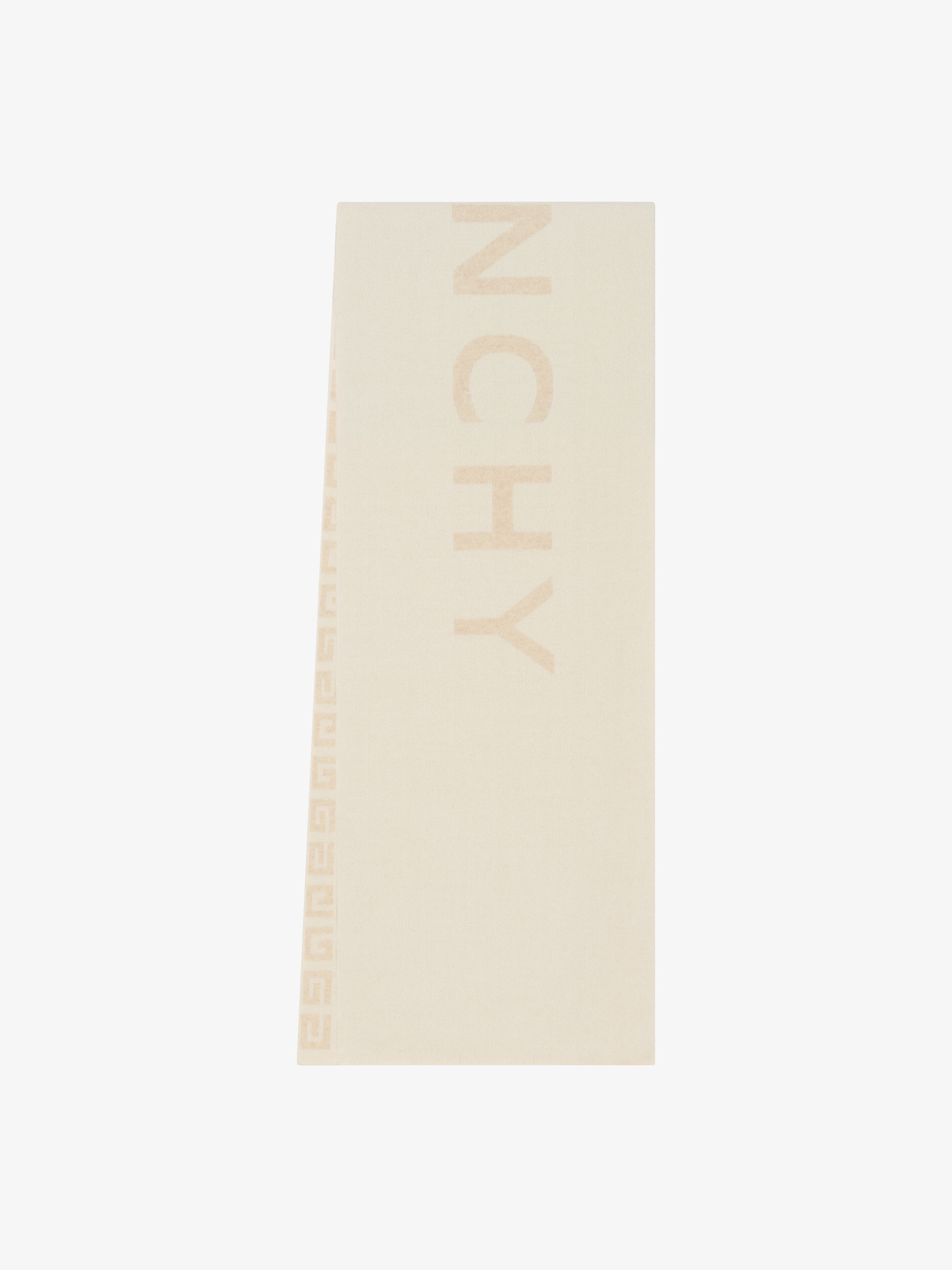 Givenchy o1mle0325 Size: OS / 4G Double Sided Scarf in White & Ecru Size ONE SIZE - 2 Thumbnail