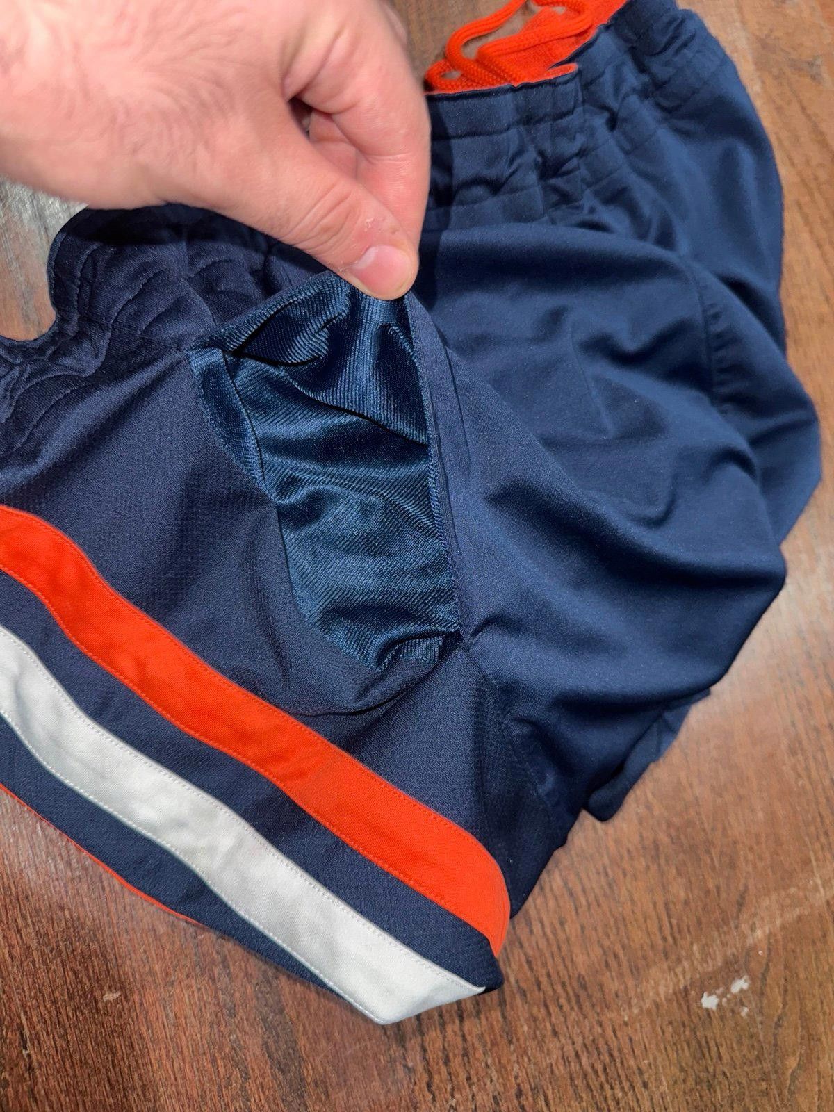 Adidas Vintage Adidas Orange Stripe Hoop Shorts Basketball Sz XL Size US 36 / EU 52 - 8 Thumbnail