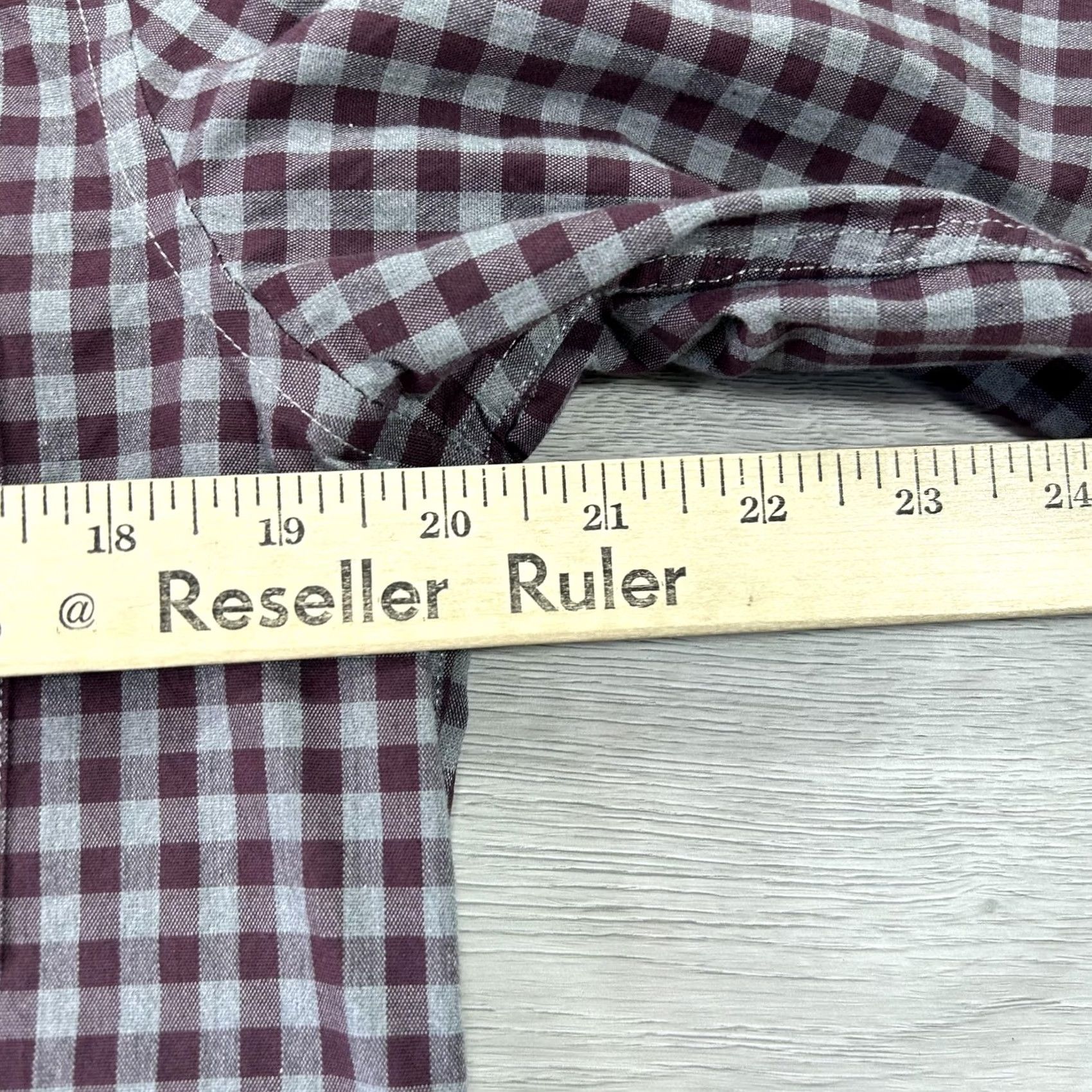 Vintage Peter Manning Shirt Mens Medium Red Gray Check Long Sleeve Button Up Stretch Size US M / EU 48-50 / 2 - 7 Thumbnail