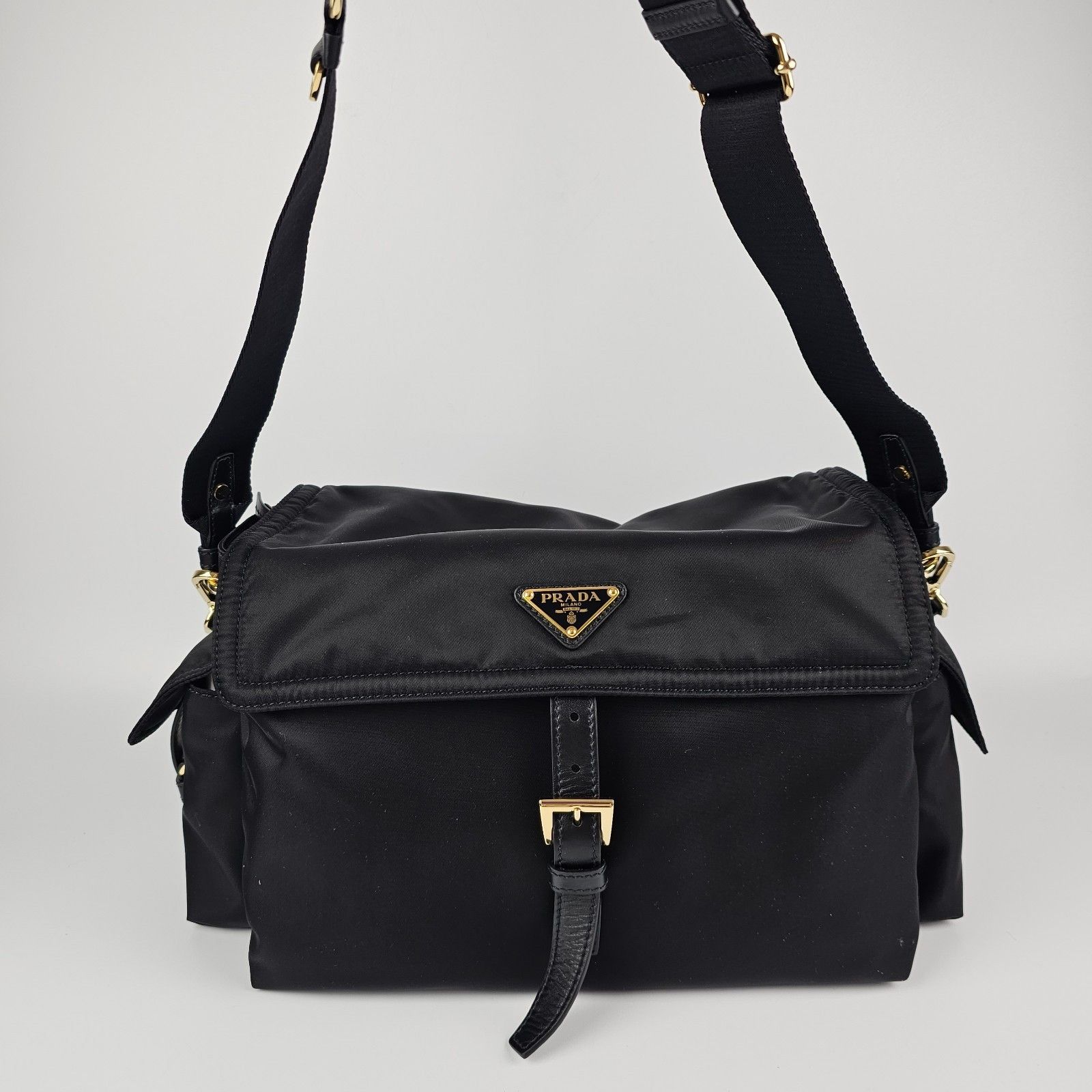 Prada PRADA Explore Large $2500 Black Re-Nylon Shoulder Bag New & Size ONE SIZE - 2 Thumbnail