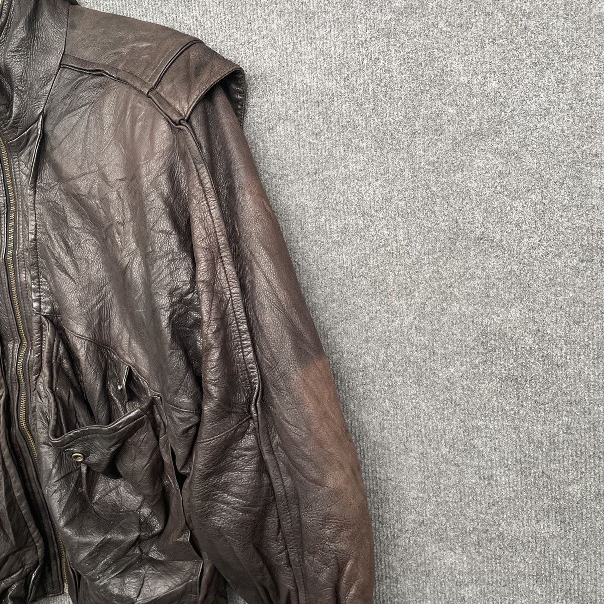 Genuine Leather × Vintage Vintage Robert Comstock Genuine Leather Jacket Size US L / EU 52-54 / 3 - 5 Thumbnail