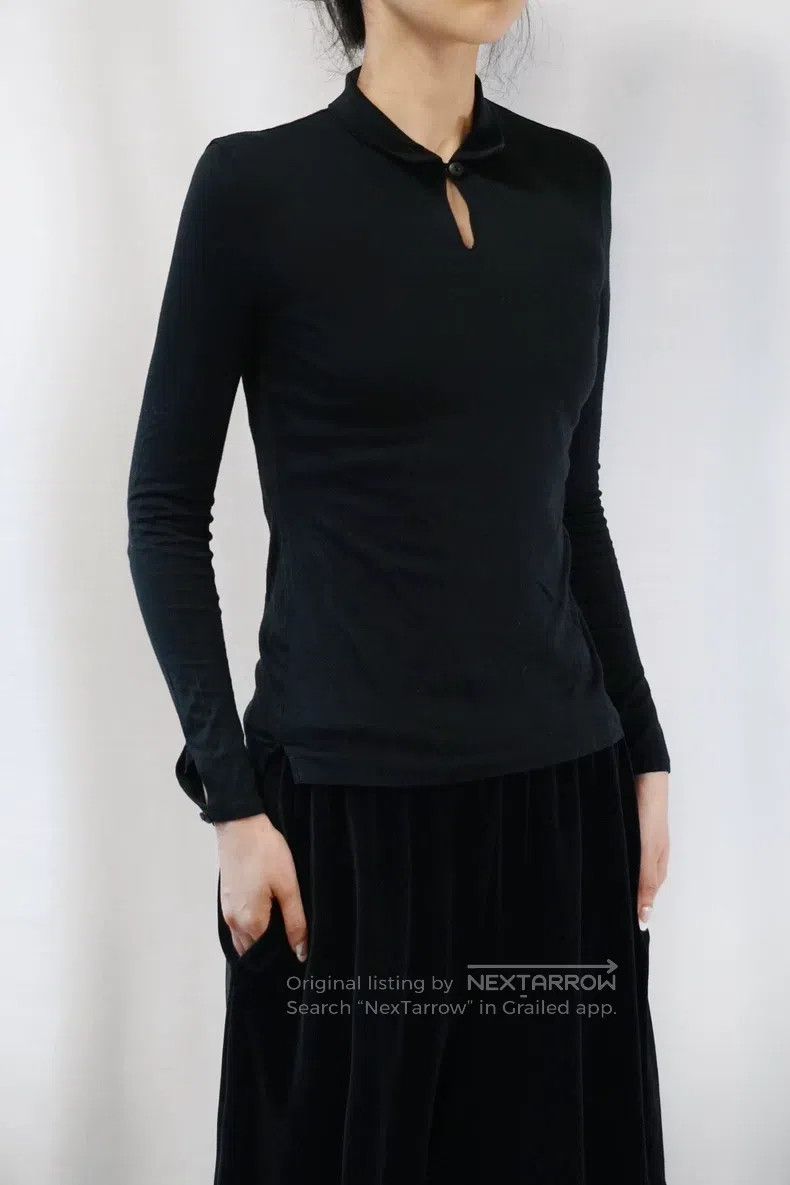 Yohji Yamamoto Yohji Yamamoto 1980s Maru character period Button bottom l Size M / US 6-8 / IT 42-44 - 4 Thumbnail