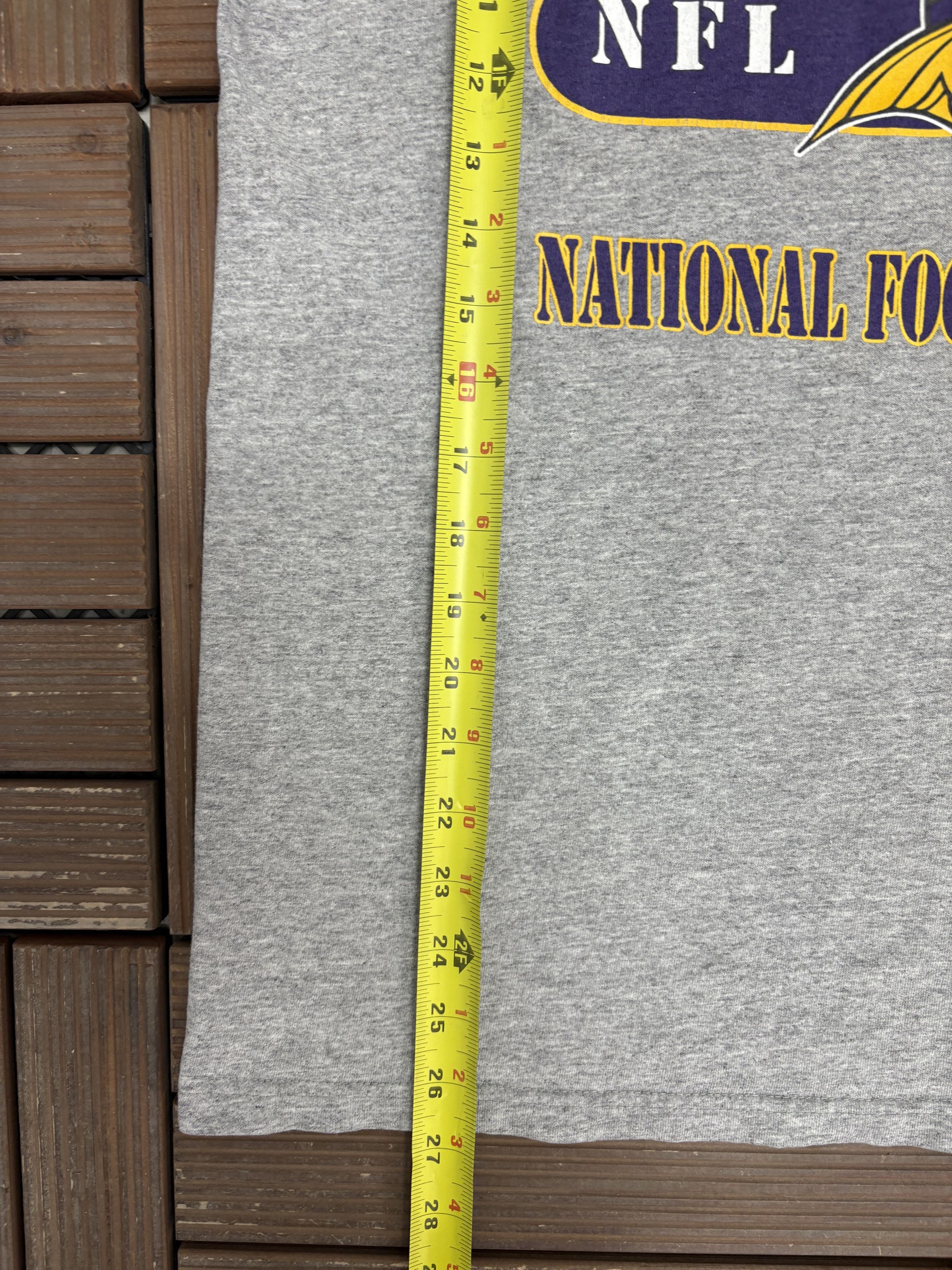 Vintage Minnesota Vikings Cris Carter Vintage Grey T-Shirt Tee Size US L / EU 52-54 / 3 - 7 Thumbnail