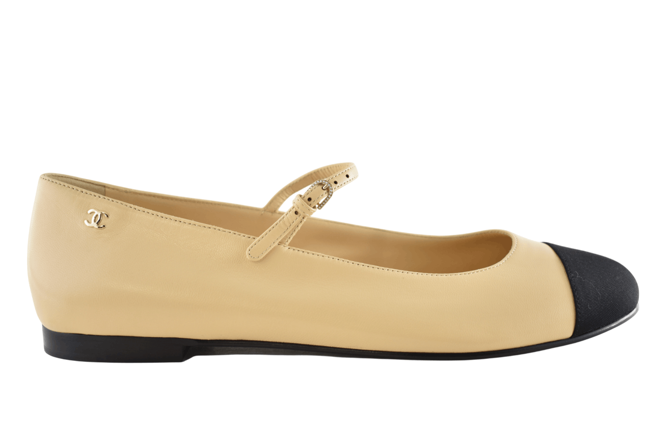 Chanel Chanel 24A CC Logo Mary Jane Ballerina Ballet Flat 42 Size US 12 / IT 42 - 1 Thumbnail
