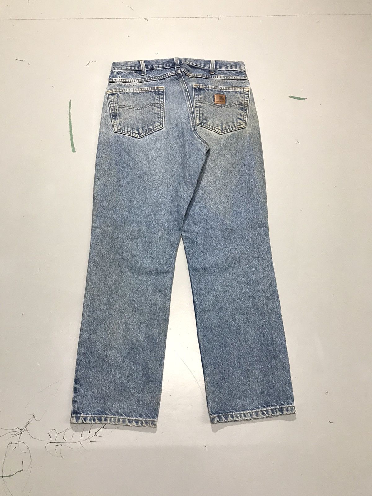 Carhartt Vintage Carhartt B18 DST denim Size US 32 / EU 48 - 2 Thumbnail