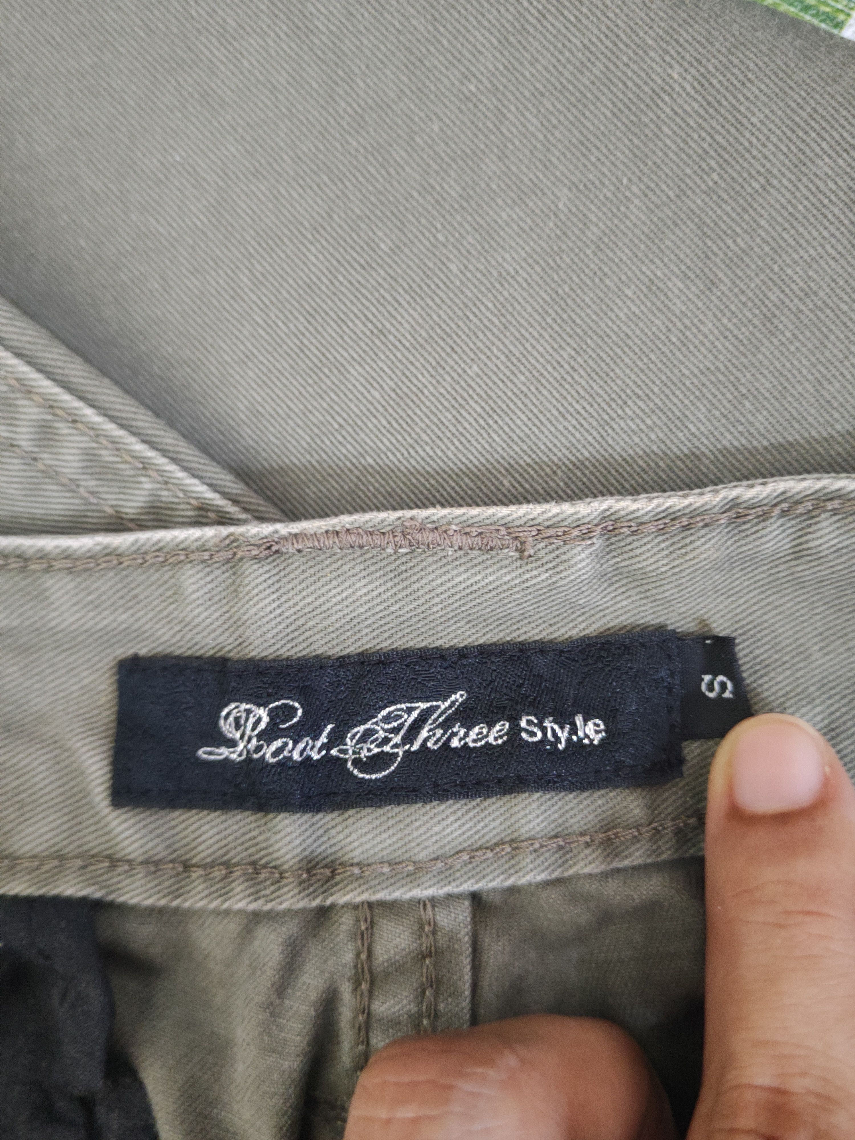 Japanese Brand DL Root Three Olive Multipocket Tactical Cargo Pants #1878 Size US 30 / EU 46 - 14 Thumbnail